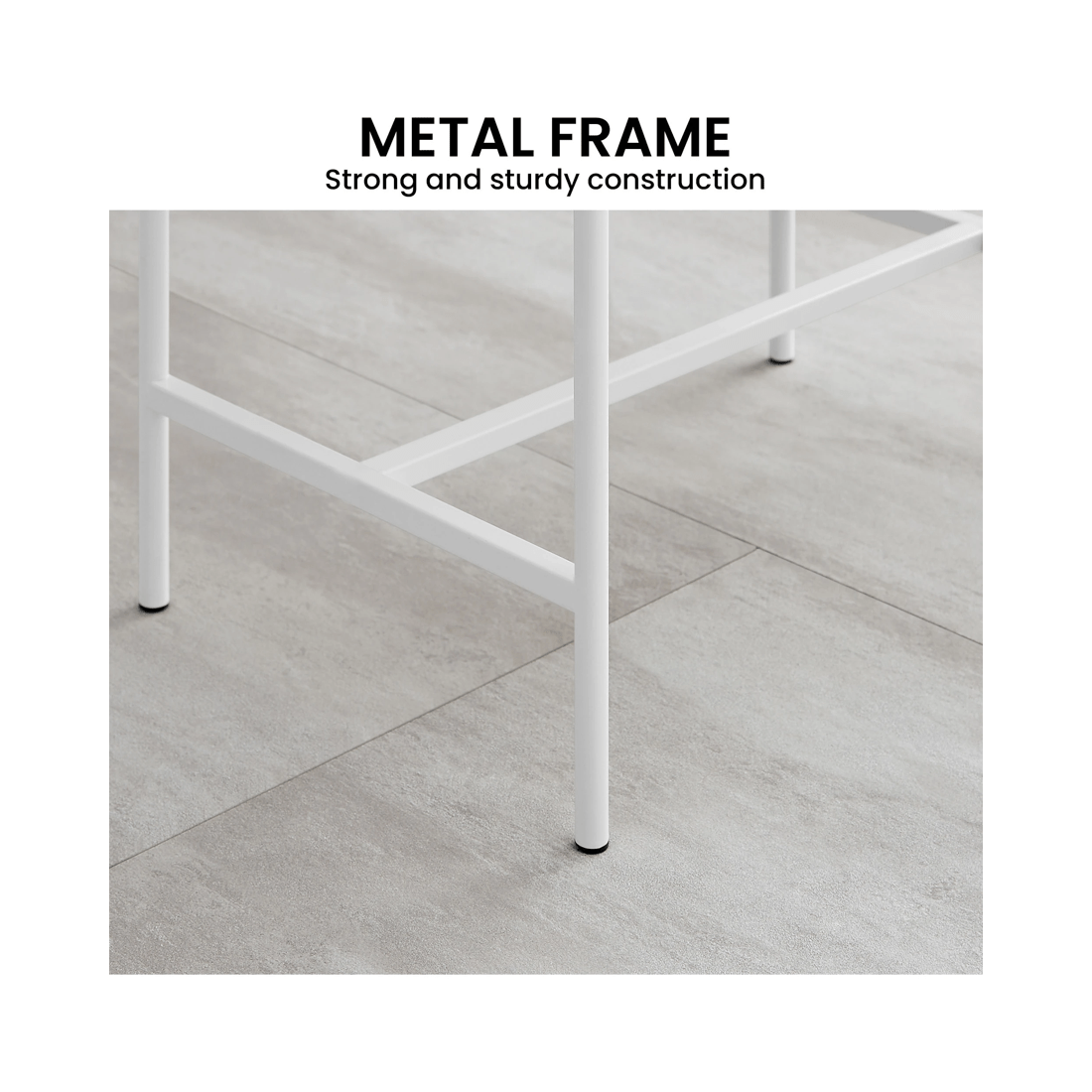 6 Sarantino Cecil Slender Fluted Bedside Table - White, 6 of 8