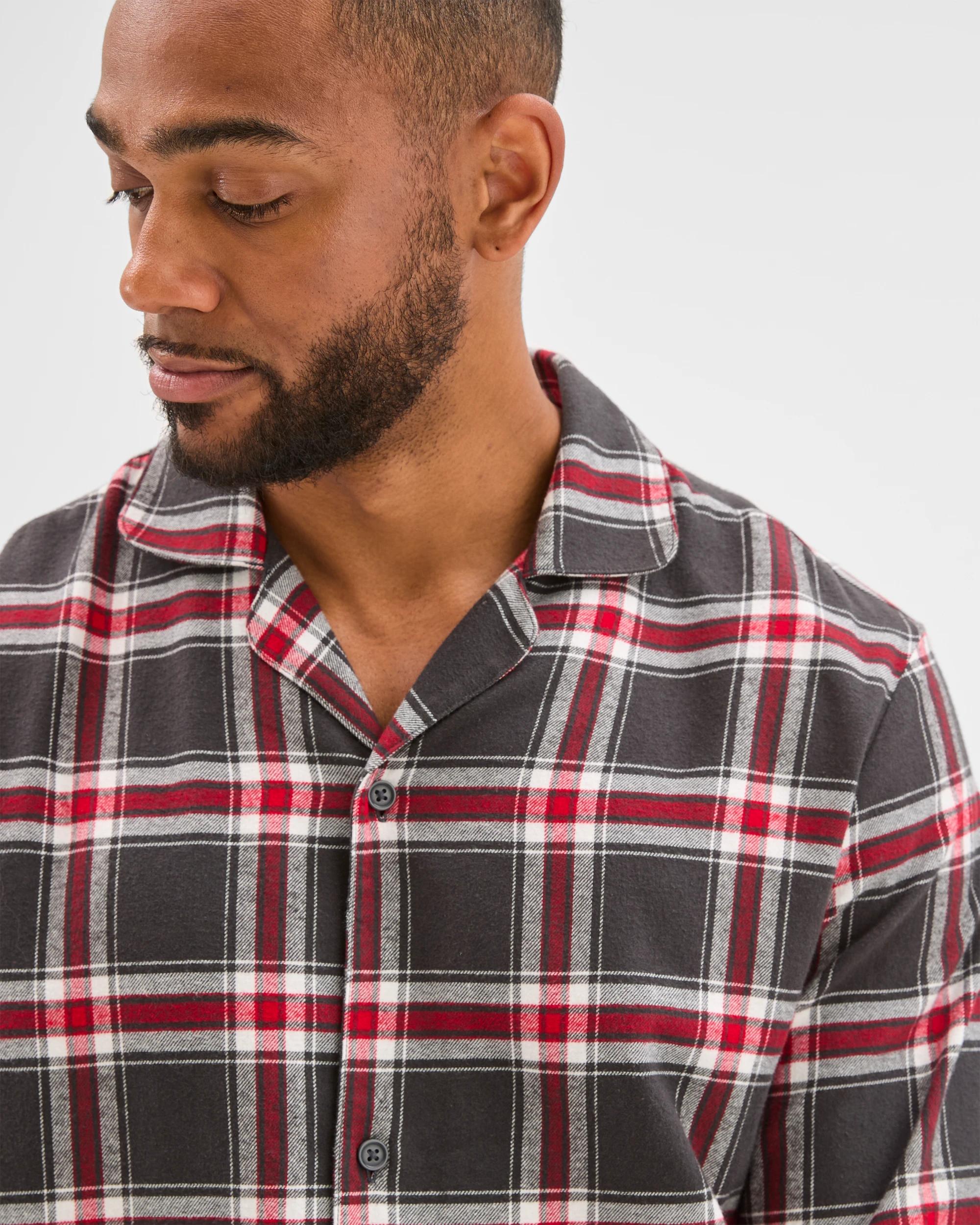 5 Target Man Flannelette Pyjama Set CHARCOAL CHECK, 5 of 7