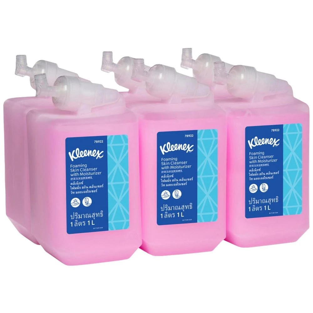 3 Kleenex Foaming Skin Cleanser with Moisturiser 78922 1L, 3 of 6