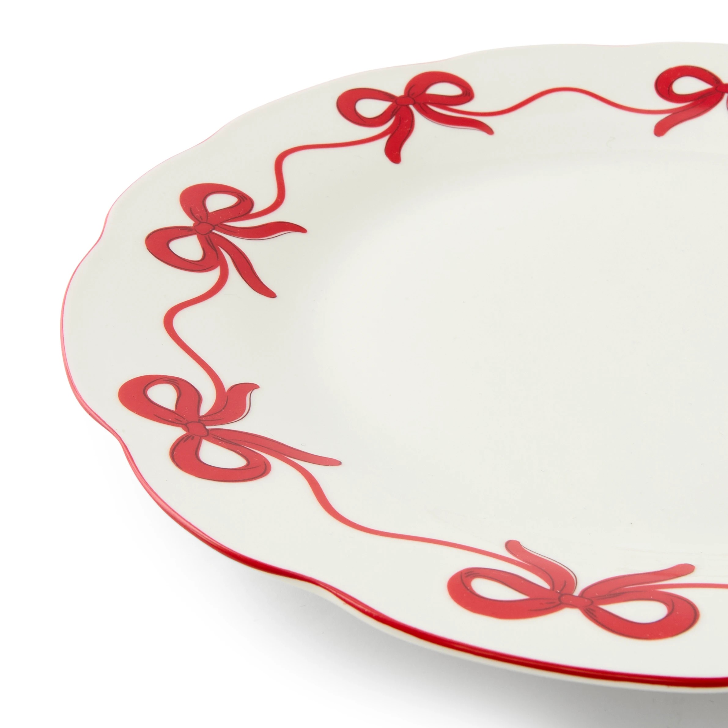 6 12 Piece Bow Dinner Set, 6 of 9