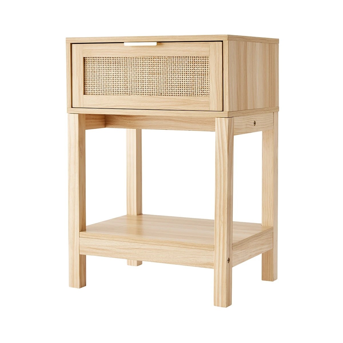 1 Fraser Rattan Bedside Table, 1 of 10