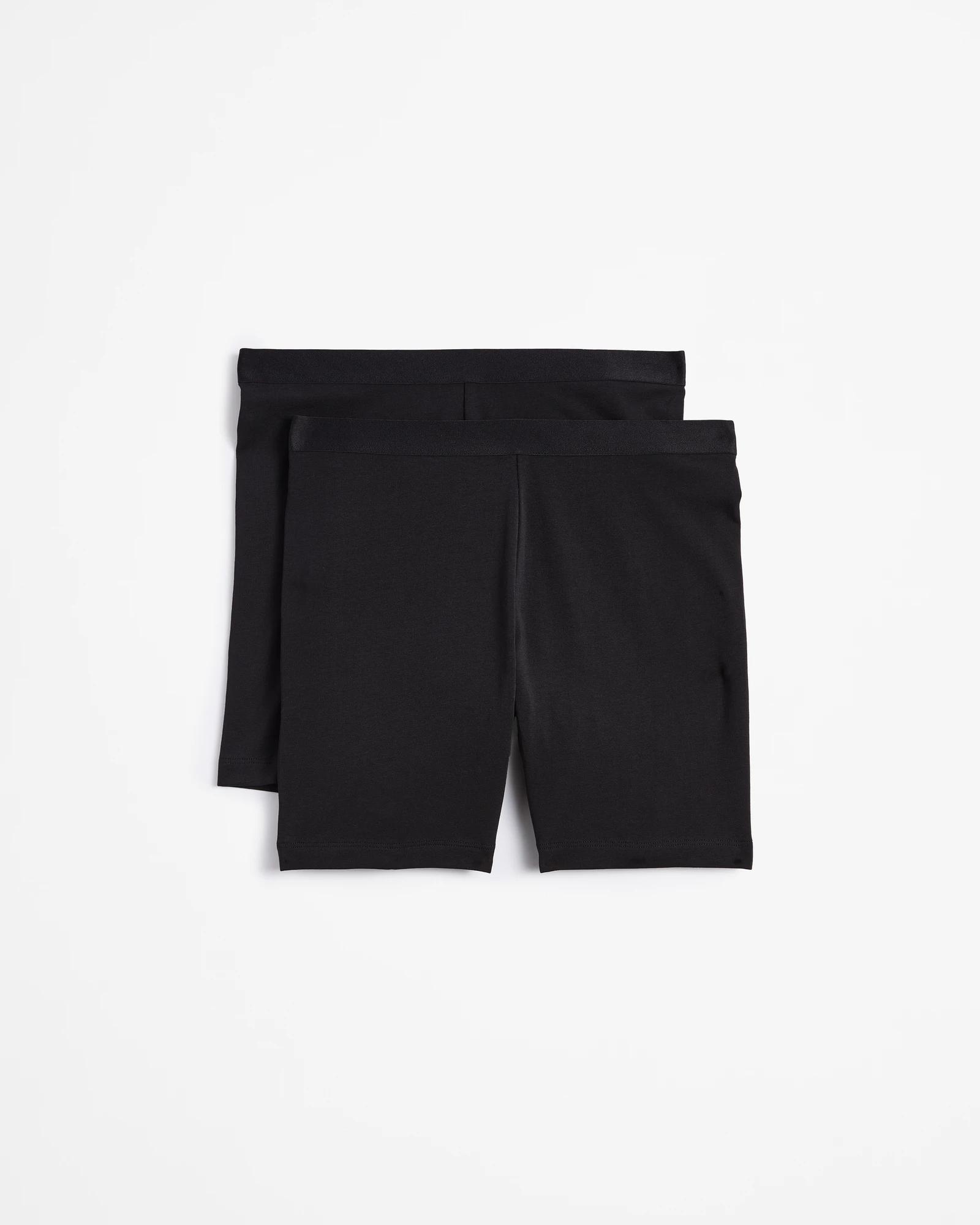 1 Australian Cotton 2 Pack Boyshorts - Lily Loves BLACK, 1 of 4