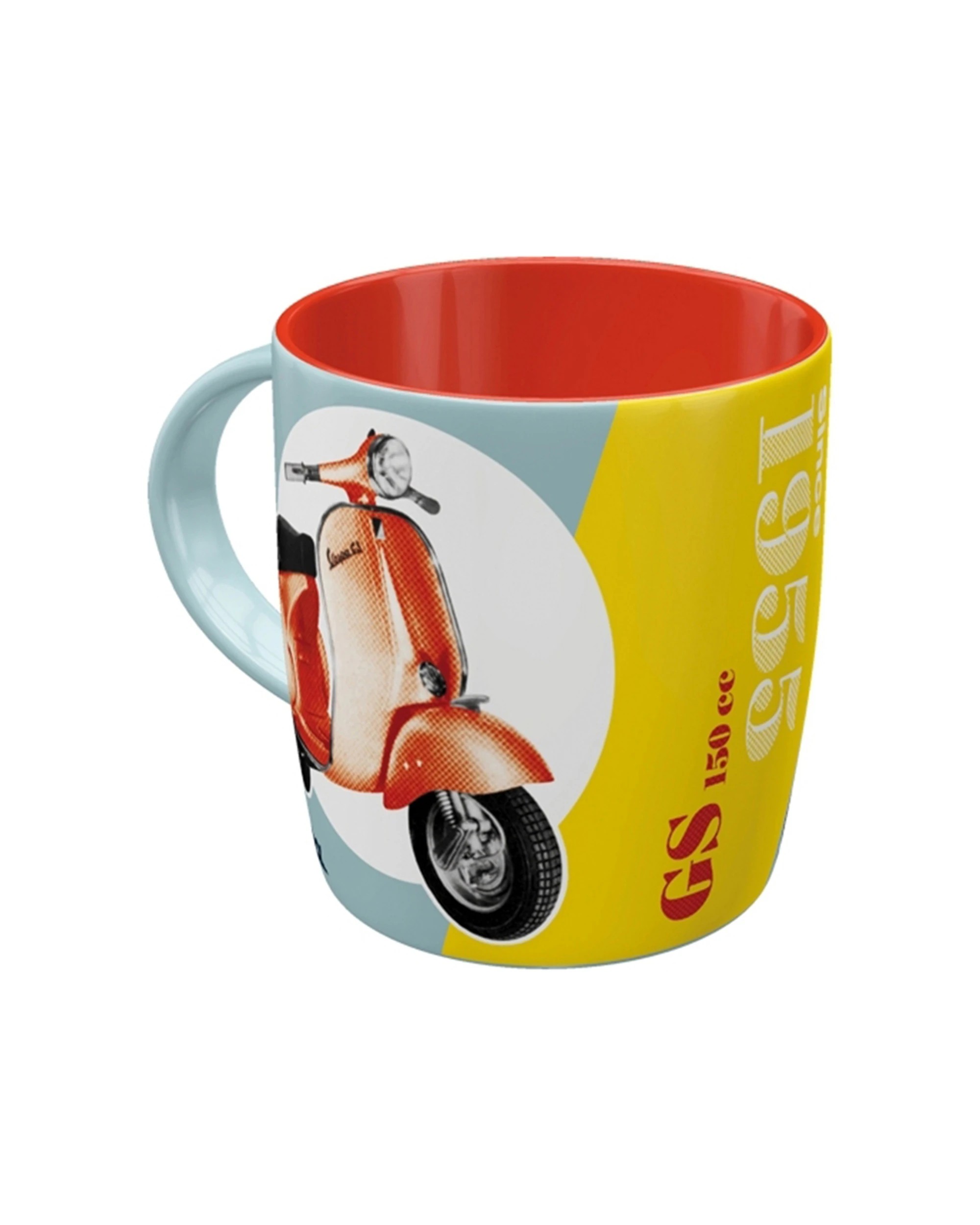 1 Nostalgic-Art Ceramic Mug 330ml Mug - Retro Vespa Scooter - Multi, 1 of 4