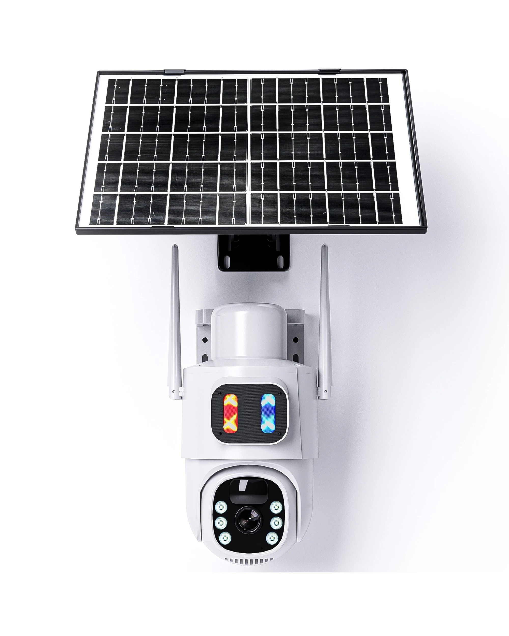 7 Advwin Solar Security Camera Outdoor WiFi 2K PIR Night Vision 2-Pack - White, 7 of 7