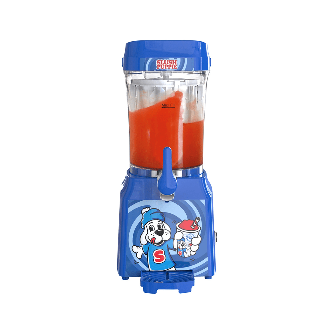 7 Slush Puppie Slushie Maker Machine 1L Compact Countertop Foot Pedal Party
 - blue, 7 of 8
