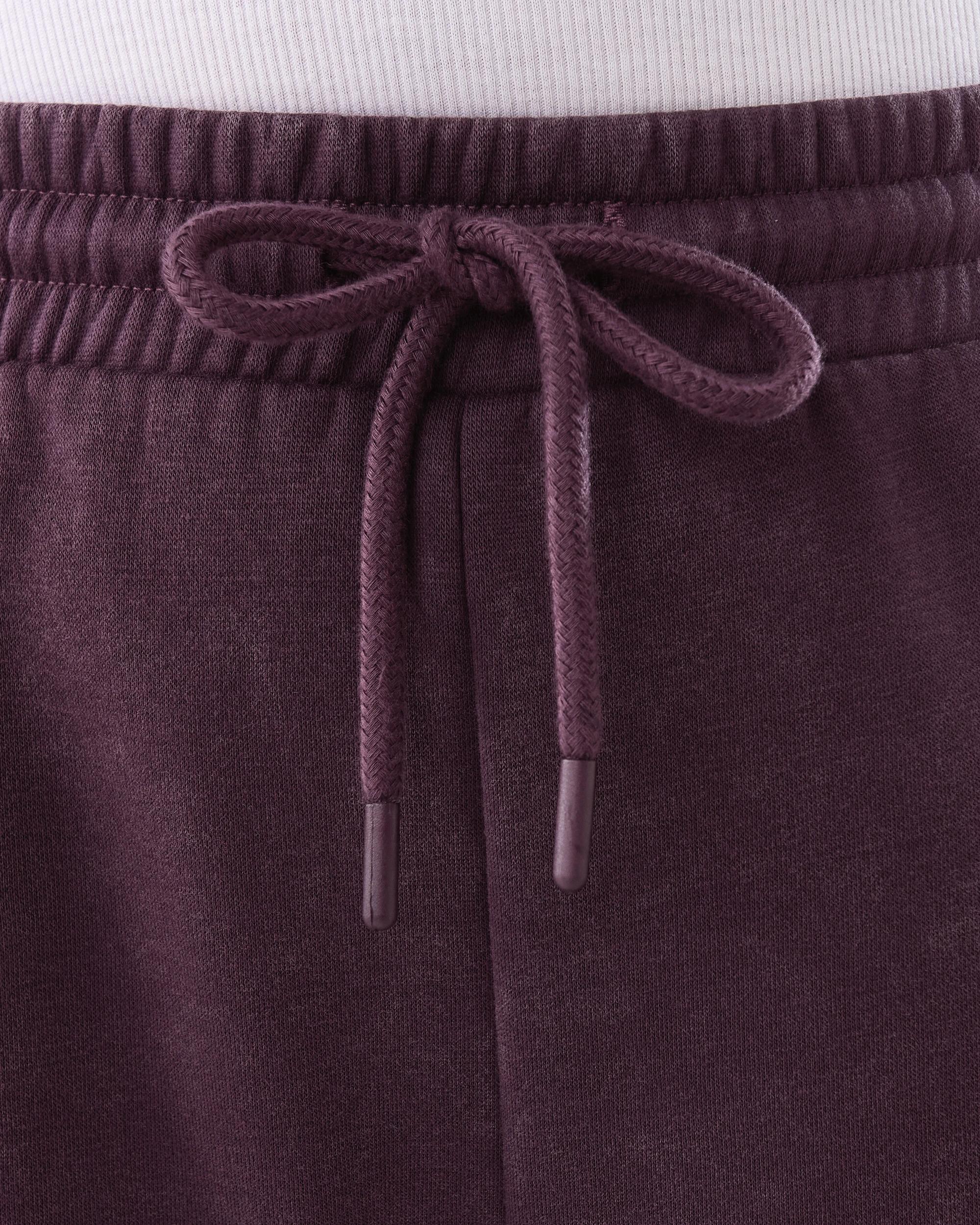 4 Wide Leg Washed Look Trackpants Drk Mulbry, 4 of 5