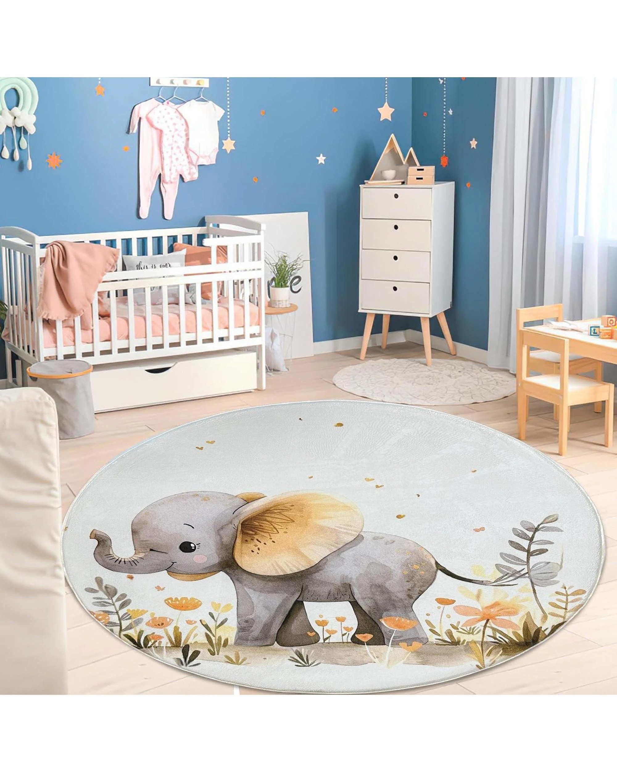 2 La Grace Home Elephant Plush Mat - 160x160cm, 2 of 5