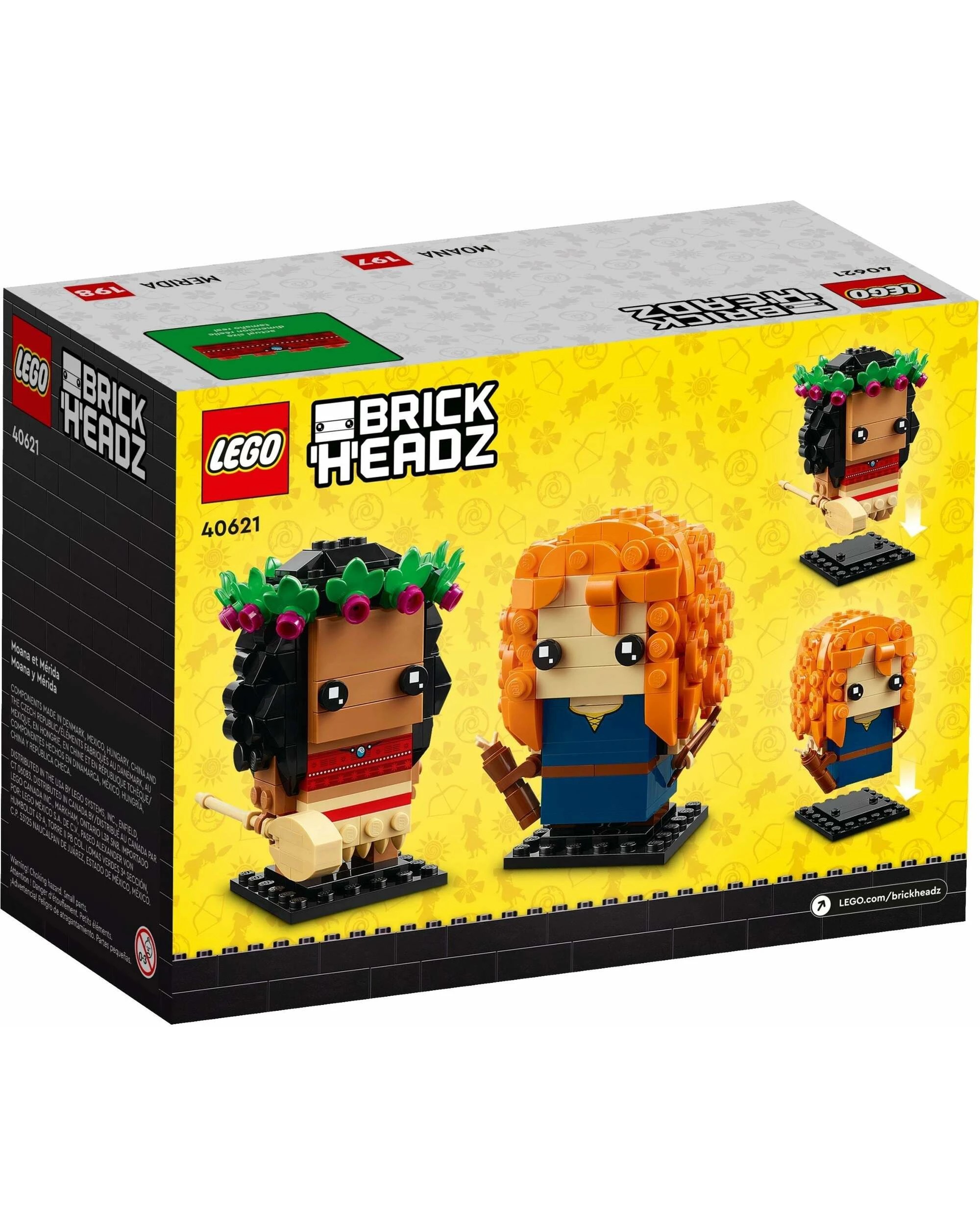 5 LEGO Brickheadz Series 40621 Moana & Merida Disney, 5 of 5