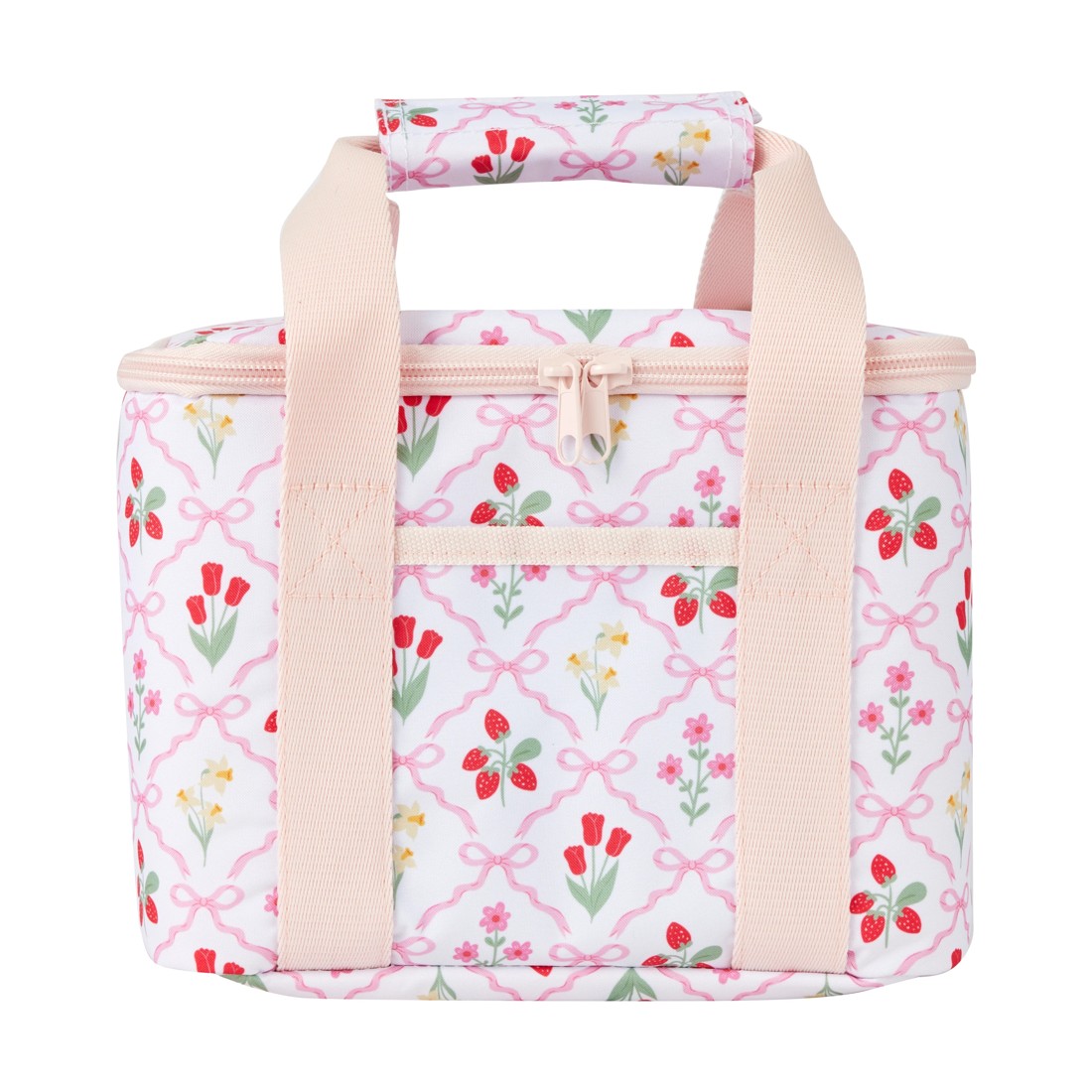 1 Floral Twin Handle Lunch Bag, 1 of 3