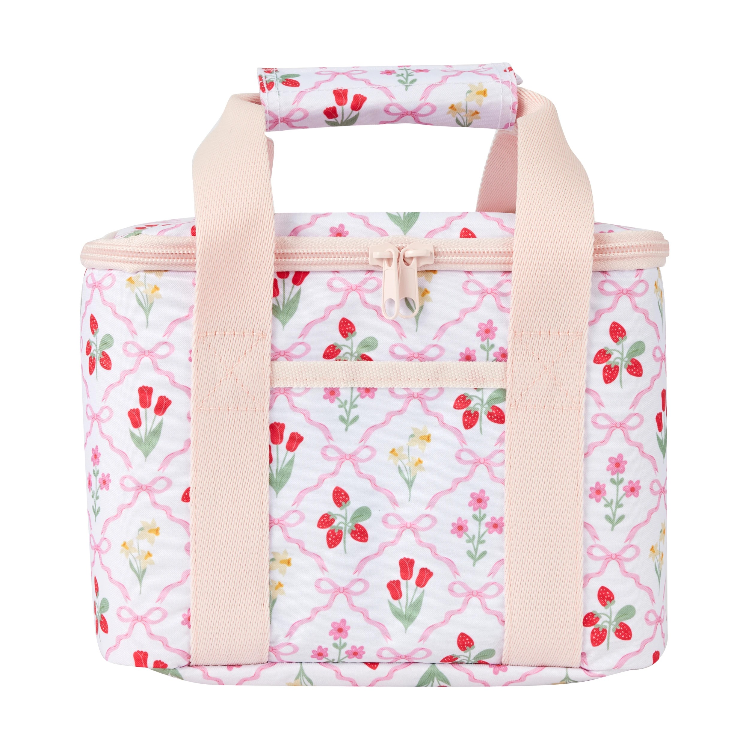 1 Floral Twin Handle Lunch Bag, 1 of 3