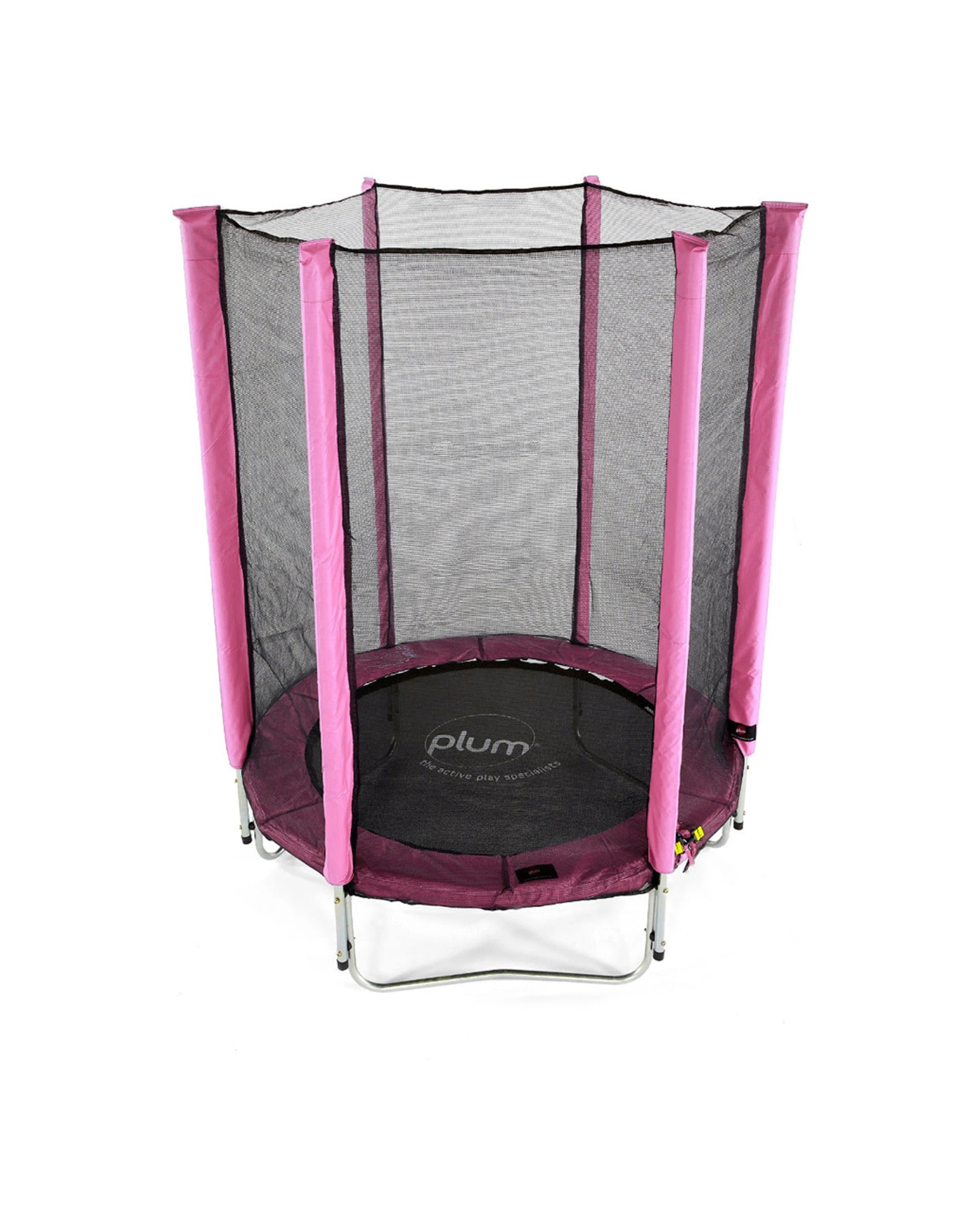 4 Plum Play Au 4ft Junior Trampoline Safety Enclosure Galvanised Frame For Kids - Pink, 4 of 7