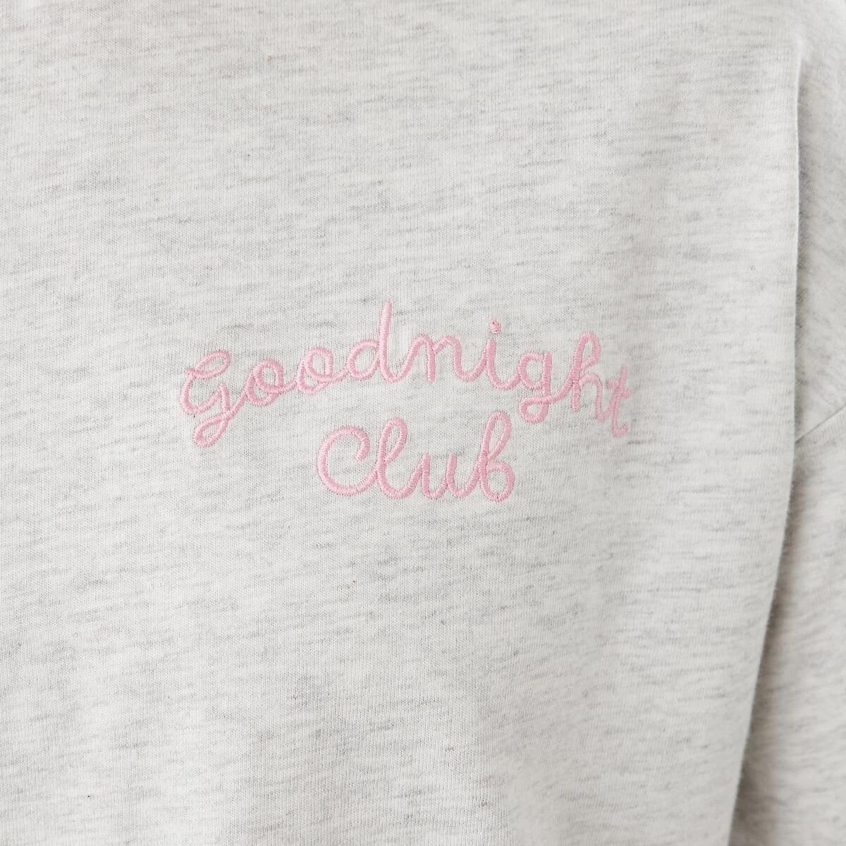 4 Knit Flannelette Pyjama Set Mrl Slogan, 4 of 10