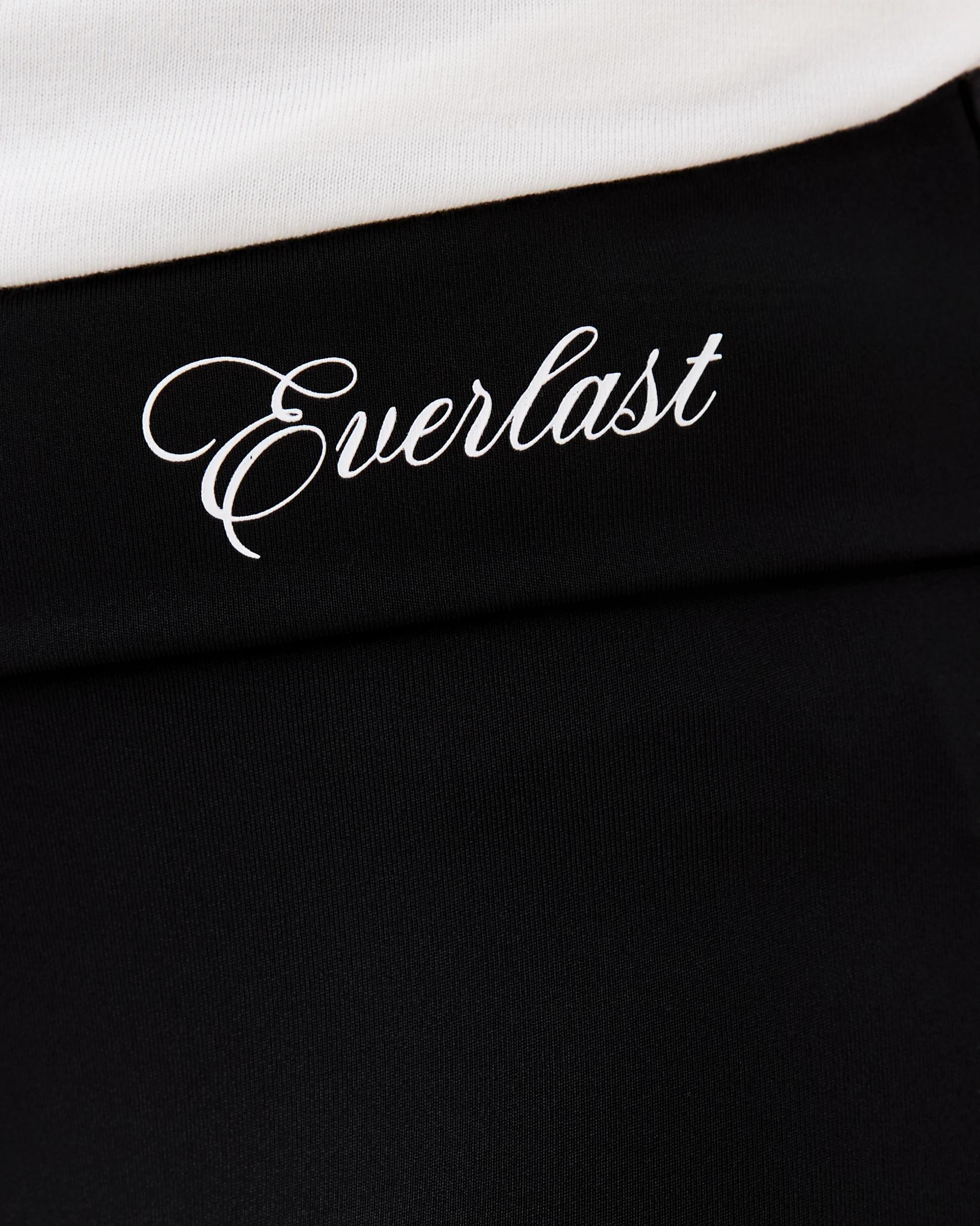 3 Everlast Kids Fold Over Flare Leggings Black, 3 of 7