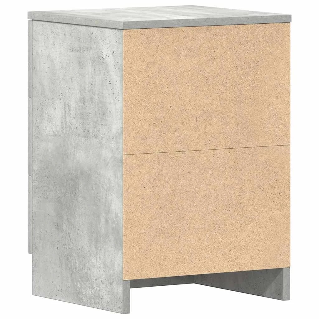 8 vidaXL Bedside cabinet Ample Storage - Grey, 8 of 9