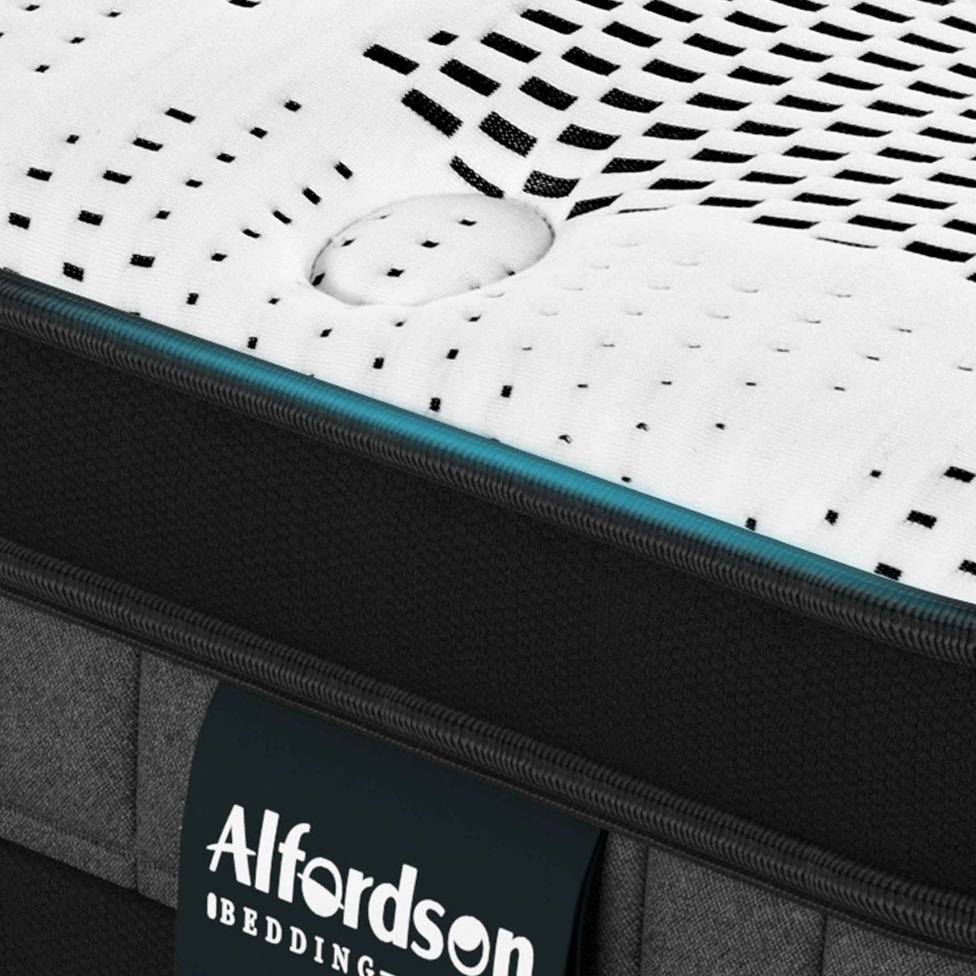 8 Alfordson Mattress Euro Top 22CM Bonnell Spring Medium Firm Bed - King Single Bed, 8 of 9