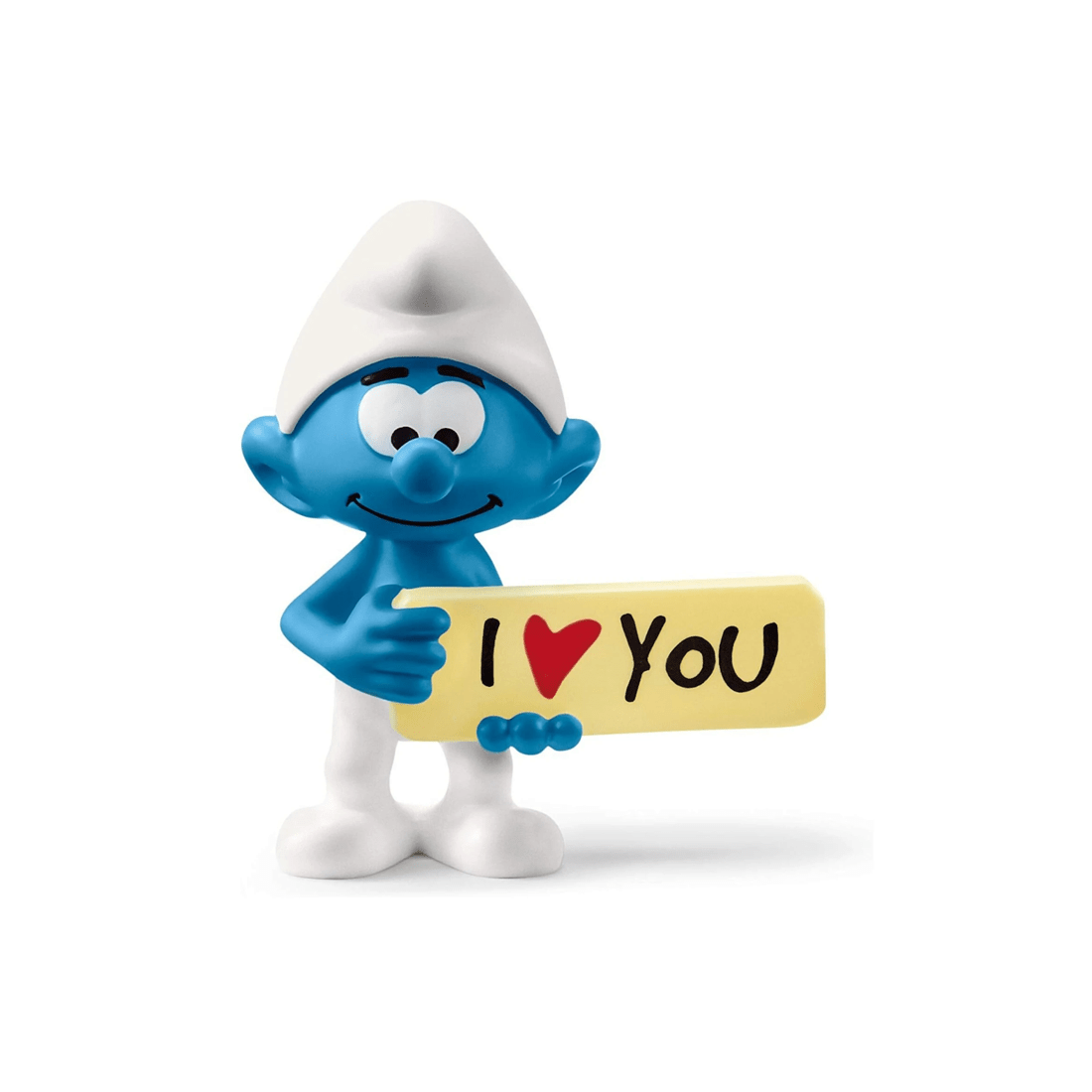 1 Schleich Smurf With Sign Action Figure 2.2 Inch Kids Toy 3-8Y Gift Toy
 - blue, 1 of 3