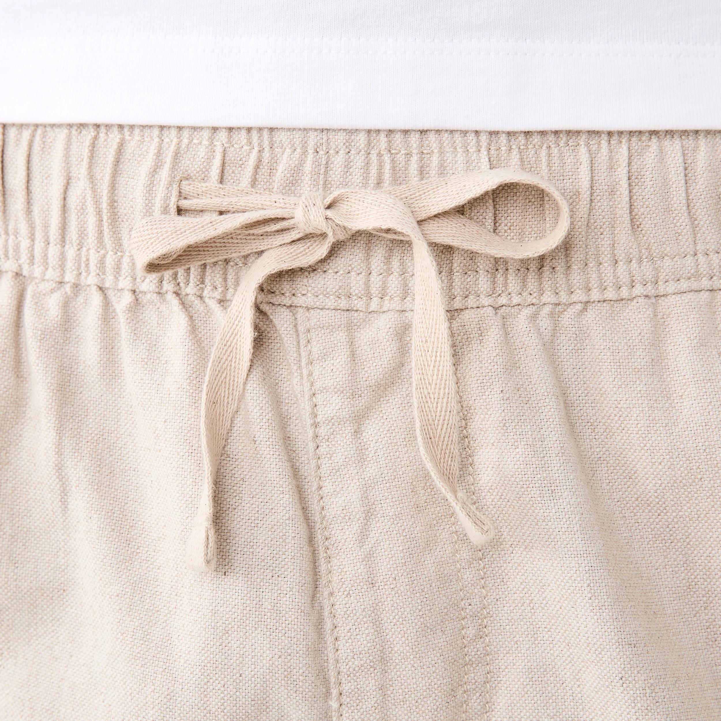 4 Cotton Linen Cargo Shorts NATURAL YD, 4 of 7