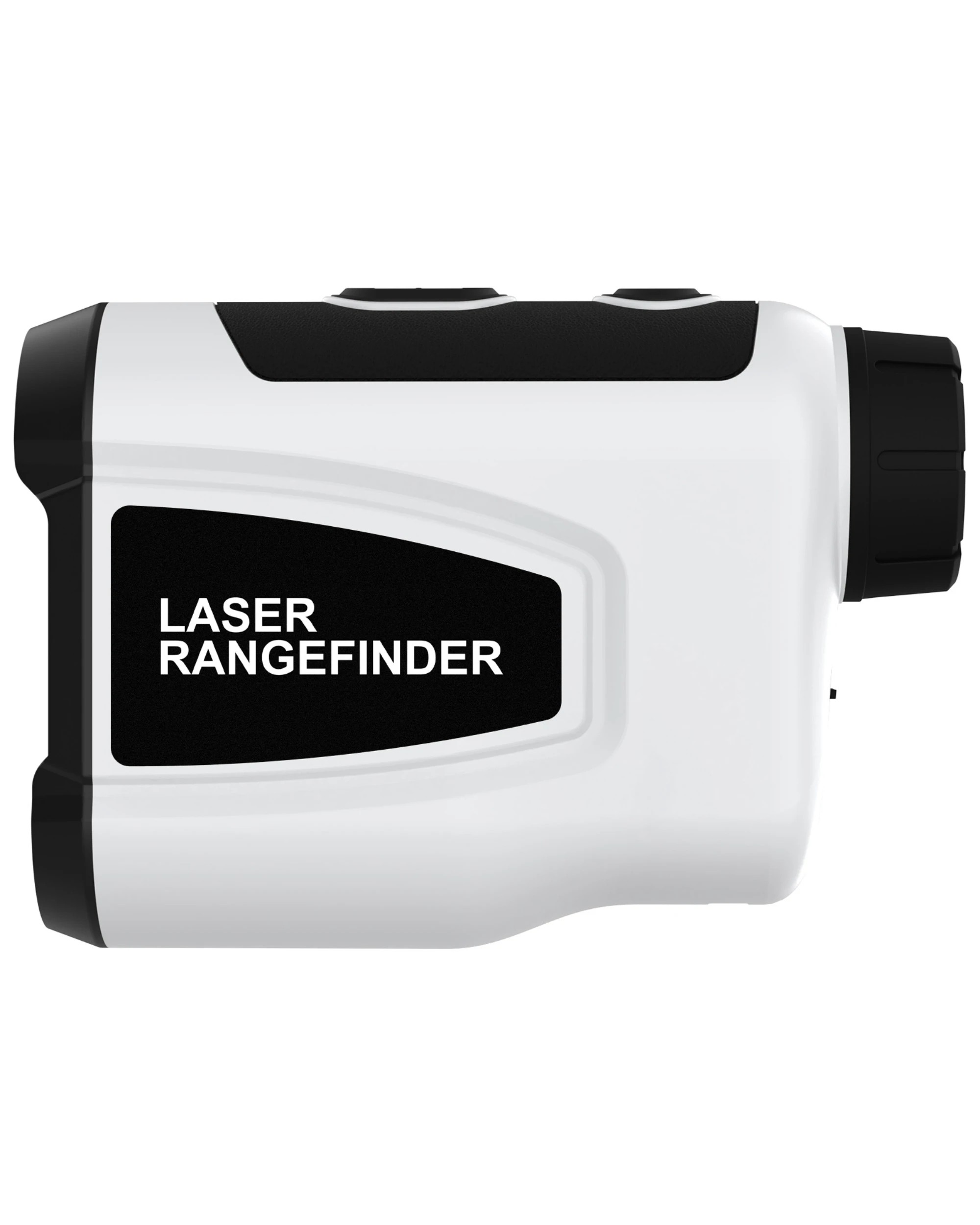 1 Advwin 1200m Laser Golf Rangefinder with Flag Lock - White, 1 of 7