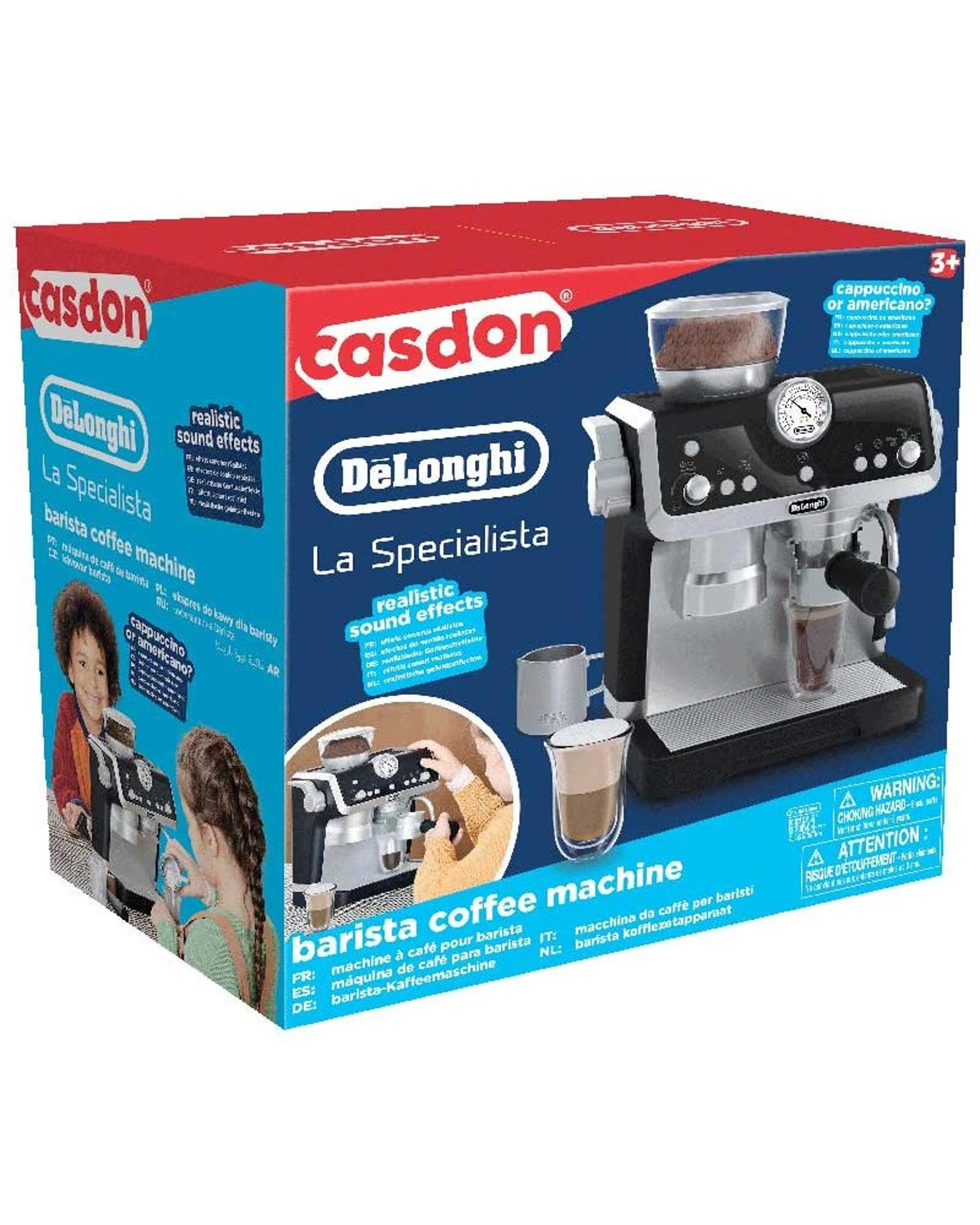 8 Casdon Kids DeLonghi LaSpecialista Barista Coffee Machine, 8 of 8