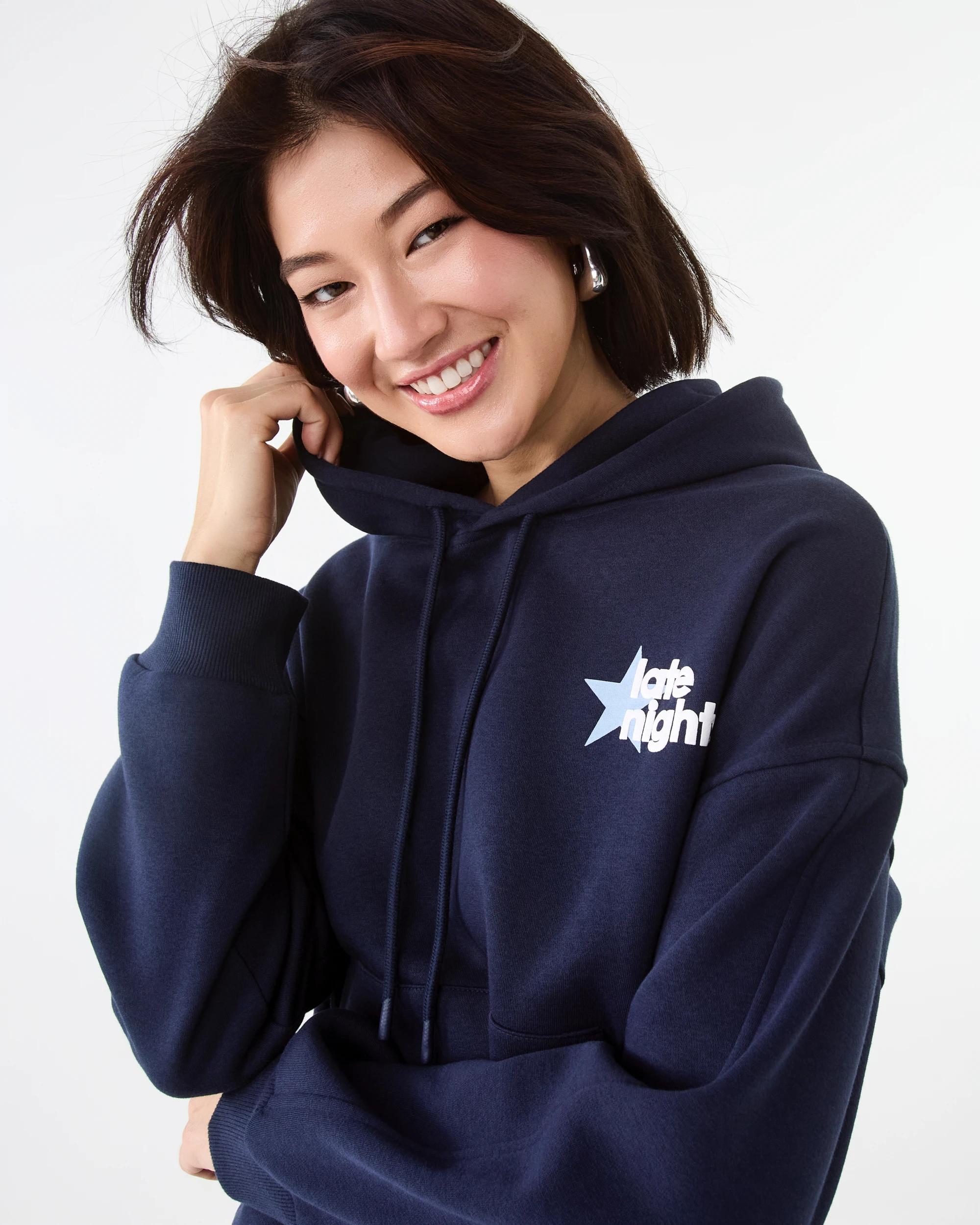 5 Print Hoodie Navy Blaze, 5 of 10