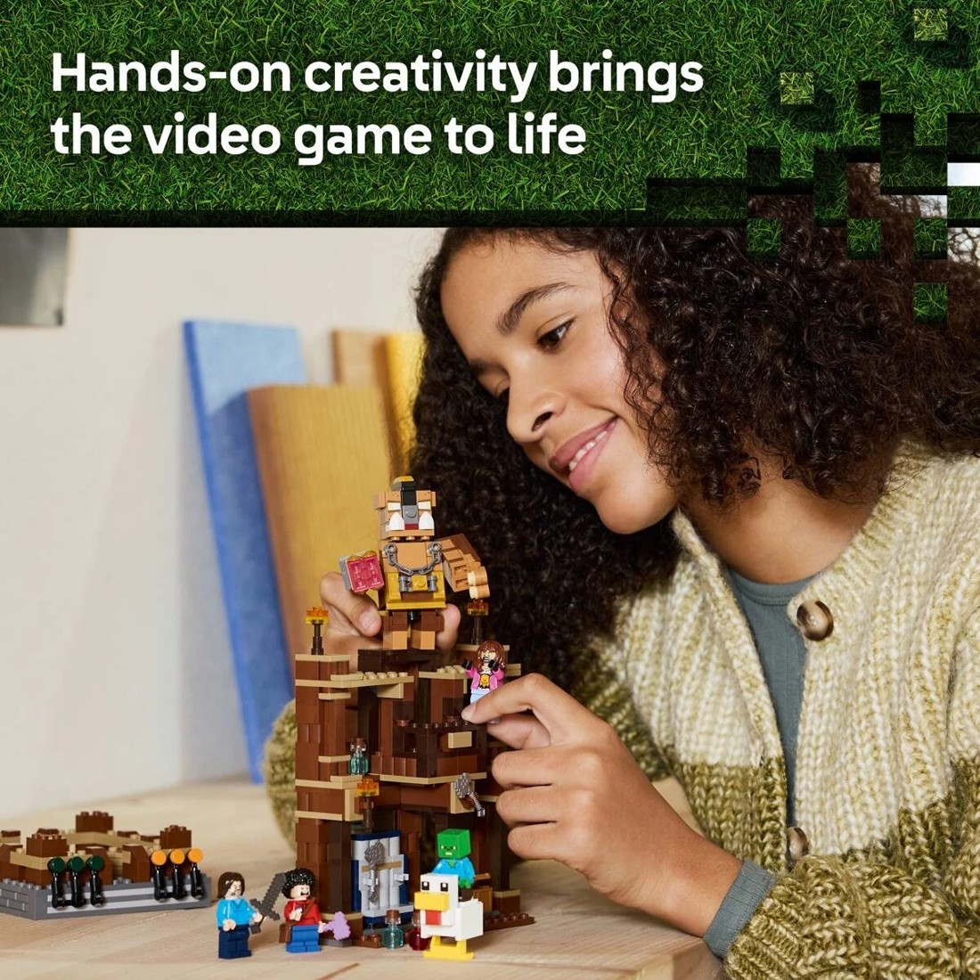 6 LEGO Minecraft Woodland Mansion Fighting Ring 21272, 6 of 9