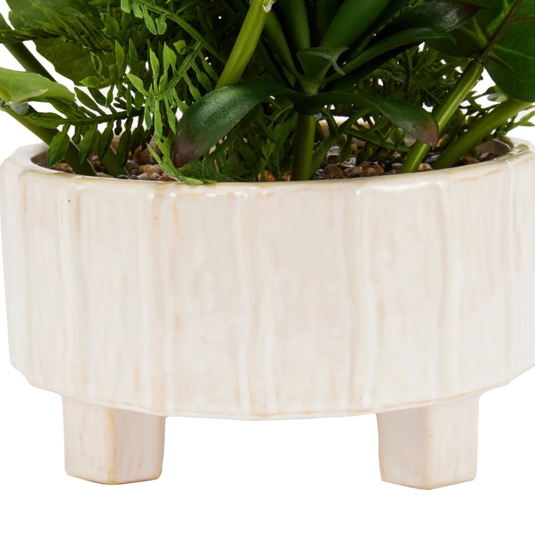 6 Artificial Mixed Foliage in Pot, 6 of 10