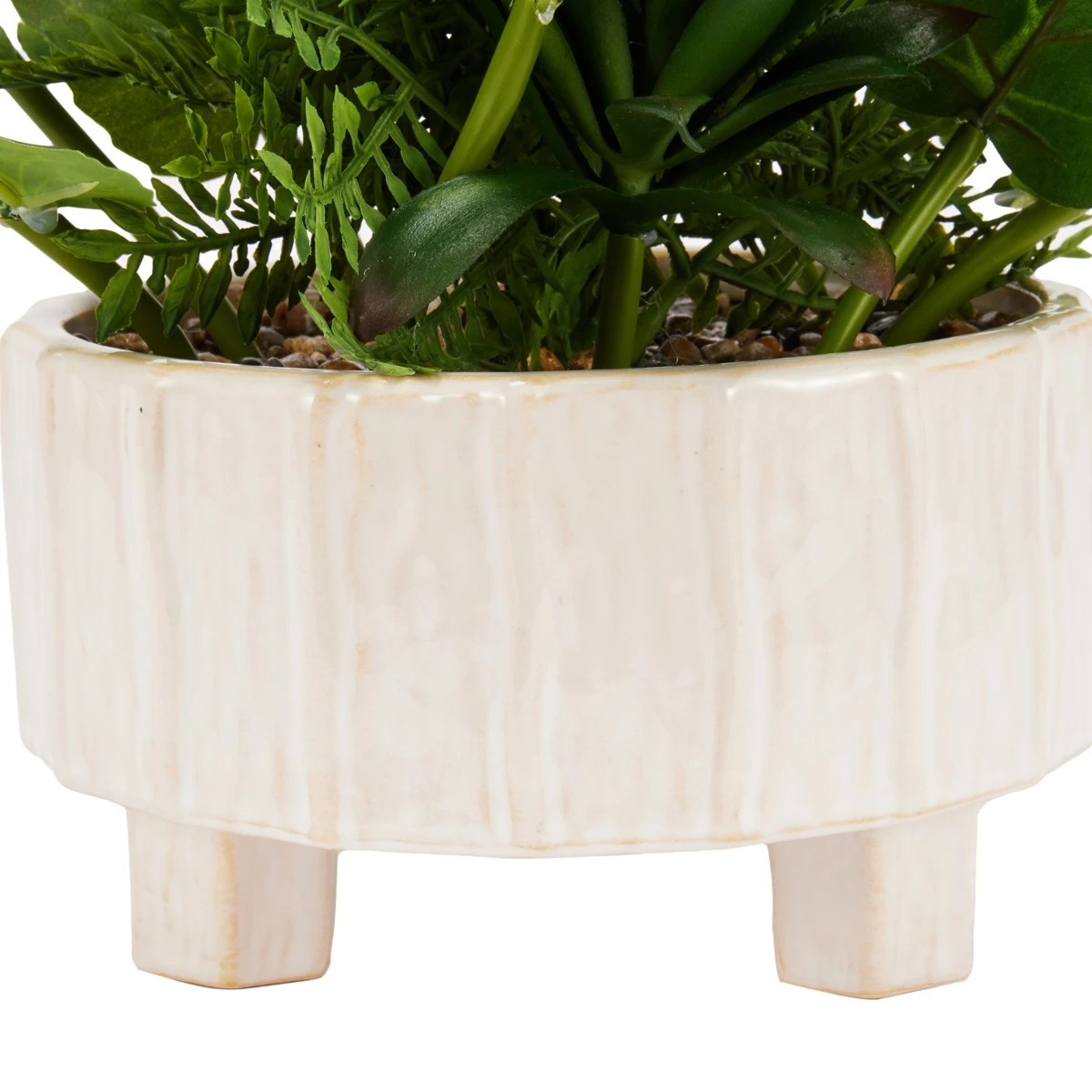 6 Artificial Mixed Foliage in Pot, 6 of 10