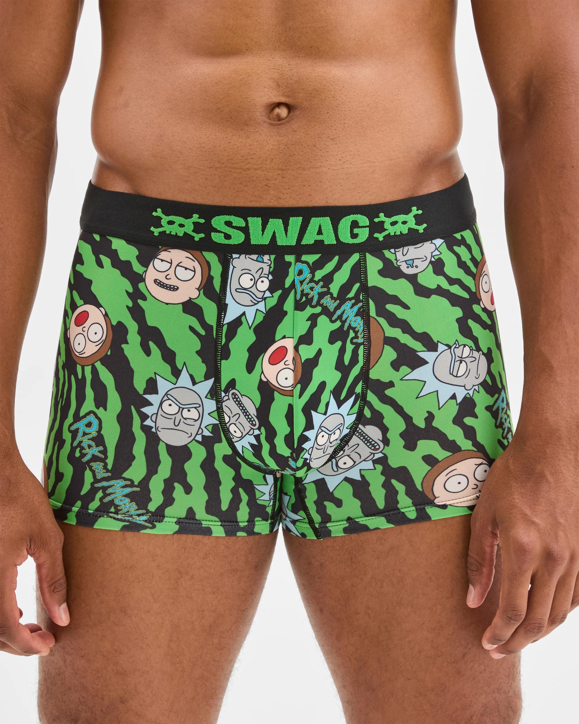 1 Target Swag Licensed Trunks - Rick And Morty GREEN, 1 of 4