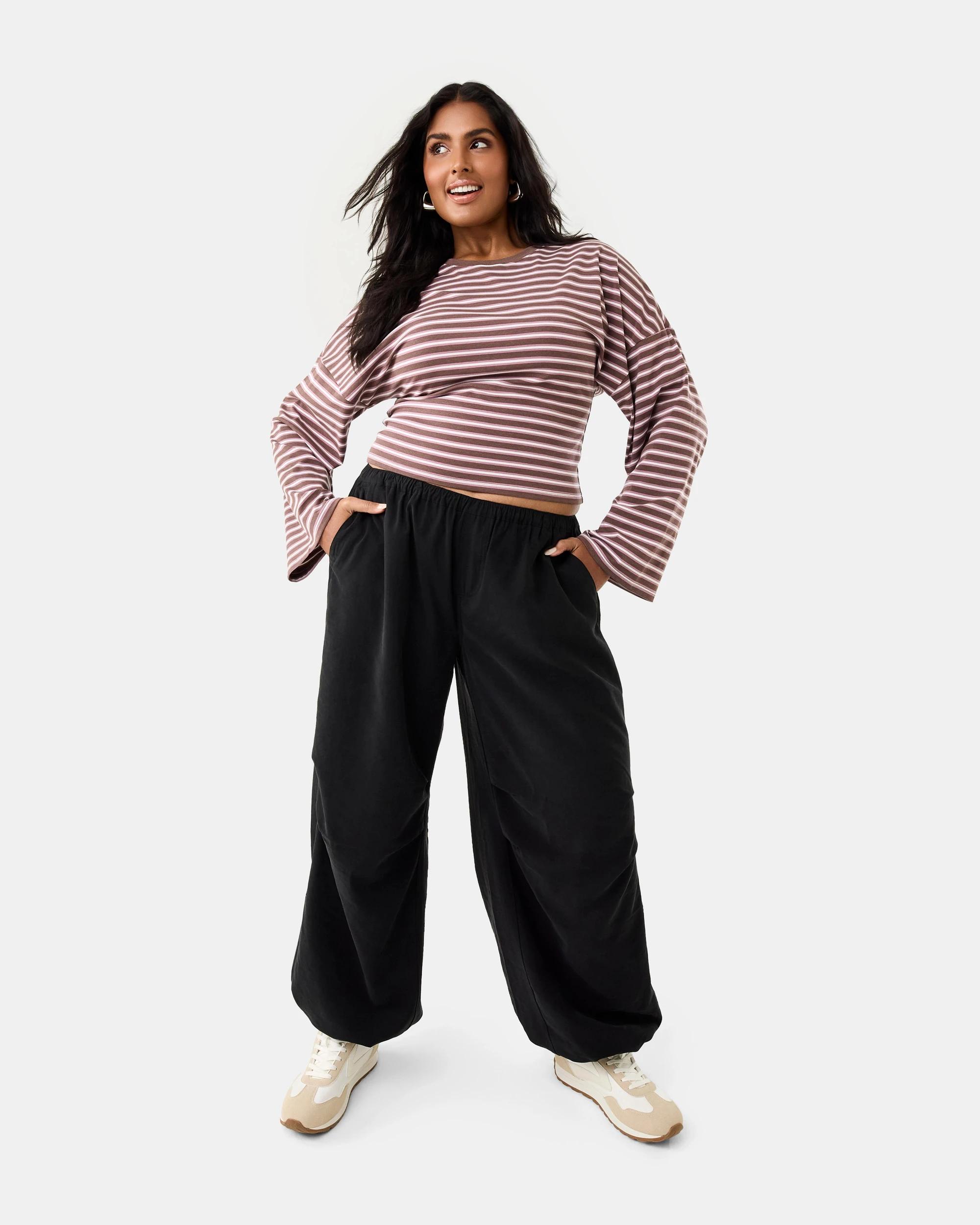 4 Long Sleeve Fitted Top Mauvorch, 4 of 9