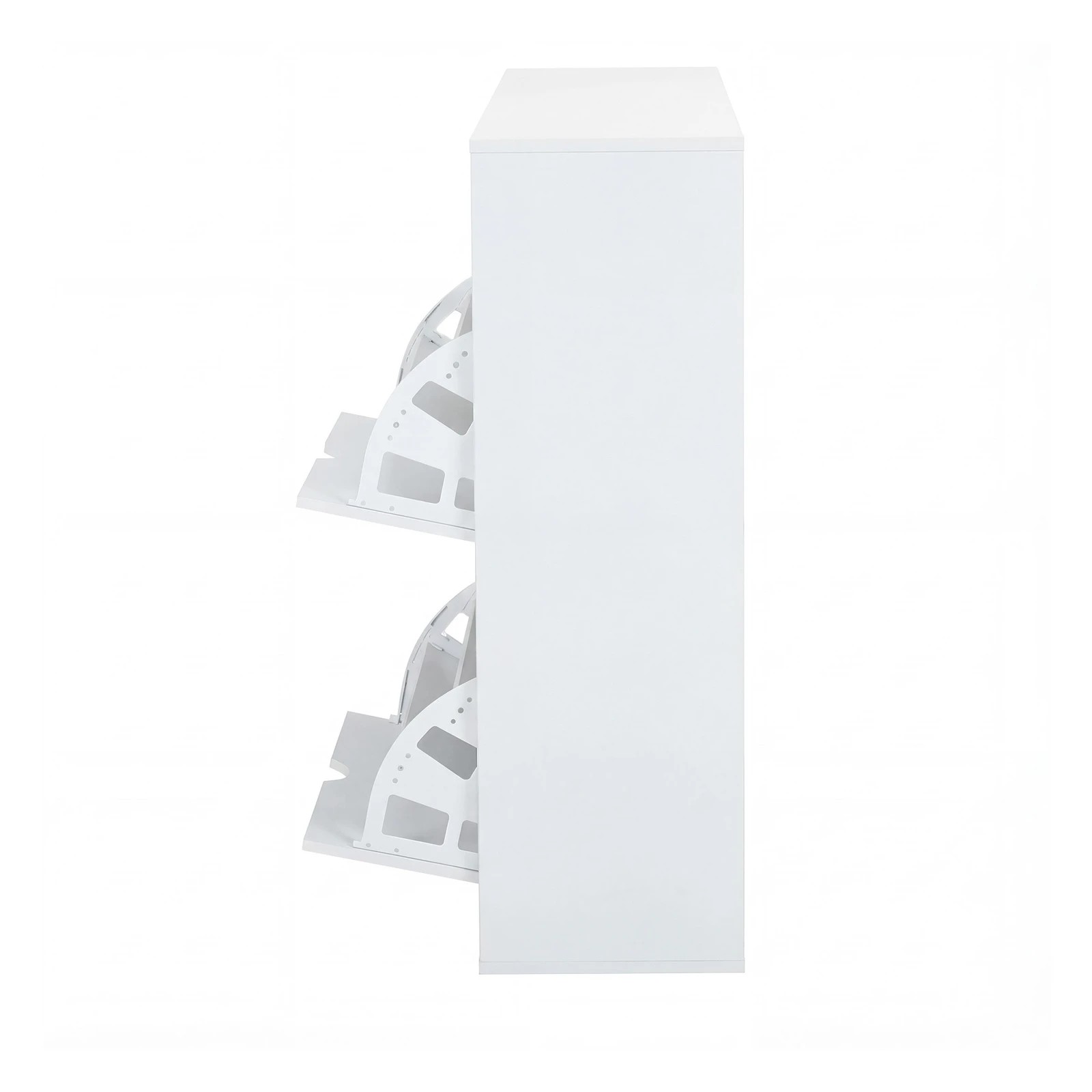 9 Oikiture Shoe Rack Shoe Storage Cabinet Cupboard Organiser Shelf 36 Pairs - White, 9 of 9