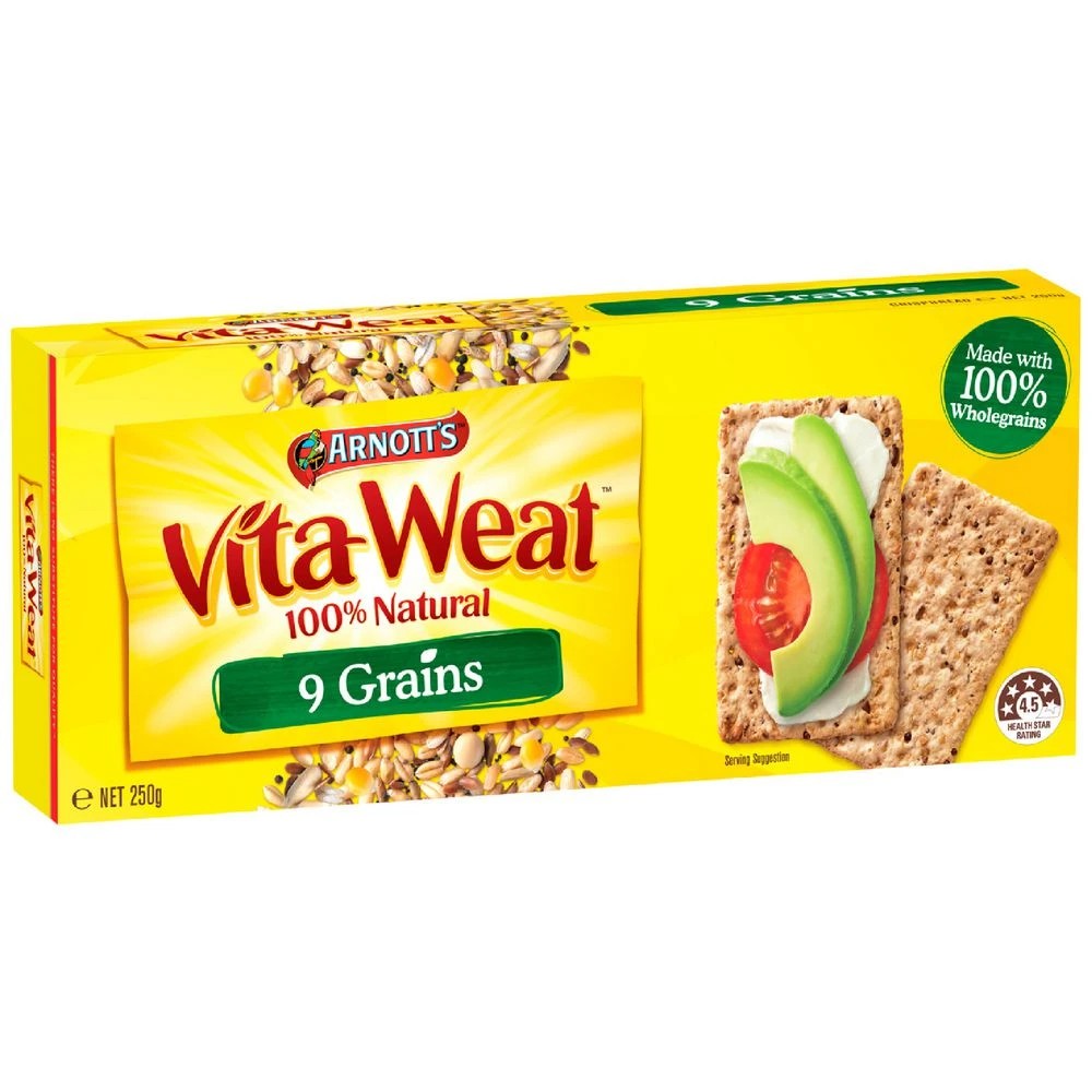 1 Arnott's Vita-Weat 9 Grain 250g Pack, 1 of 4