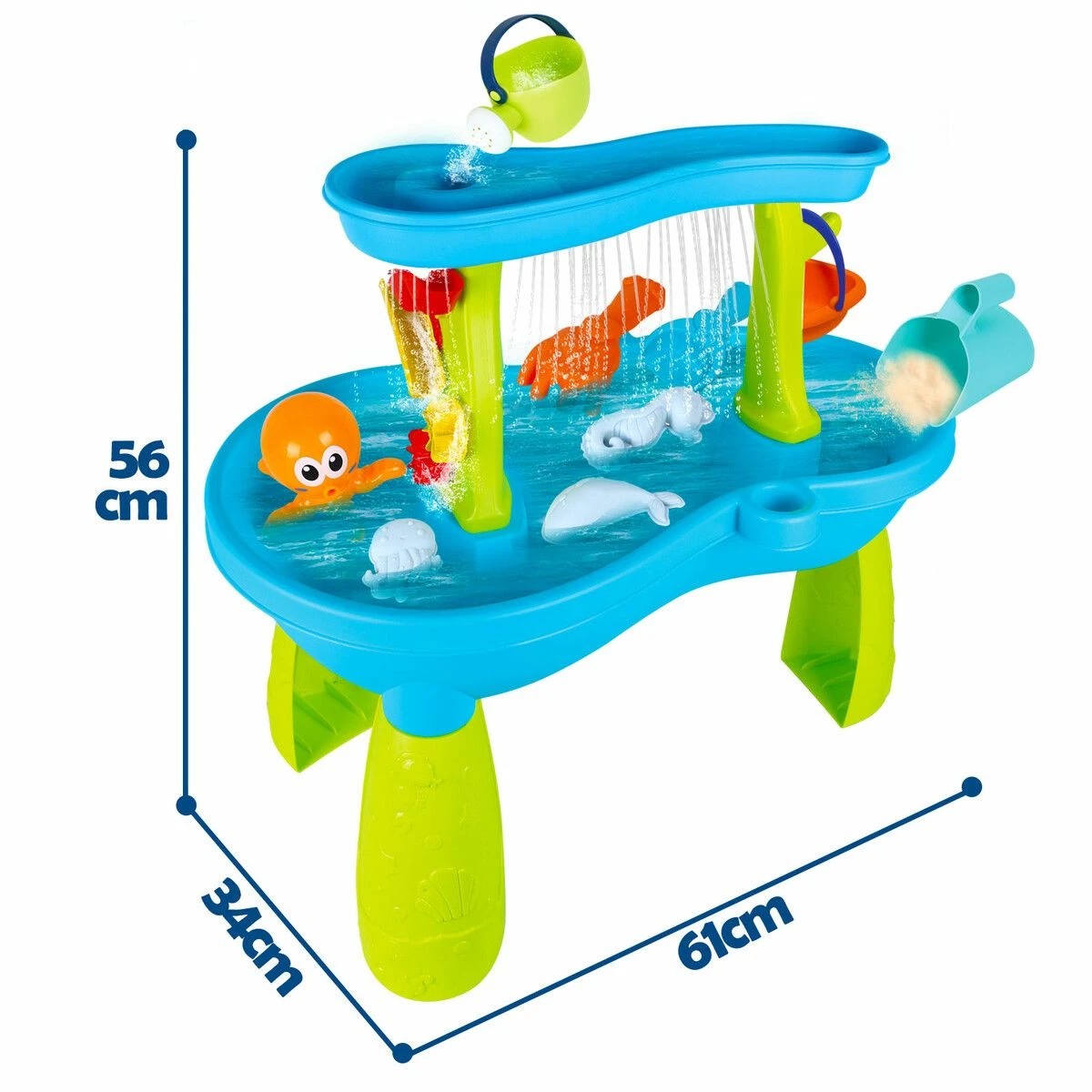 7 AUSWAY Sand Water Play Table 2 Tier Pool Toys Educational, 7 of 7
