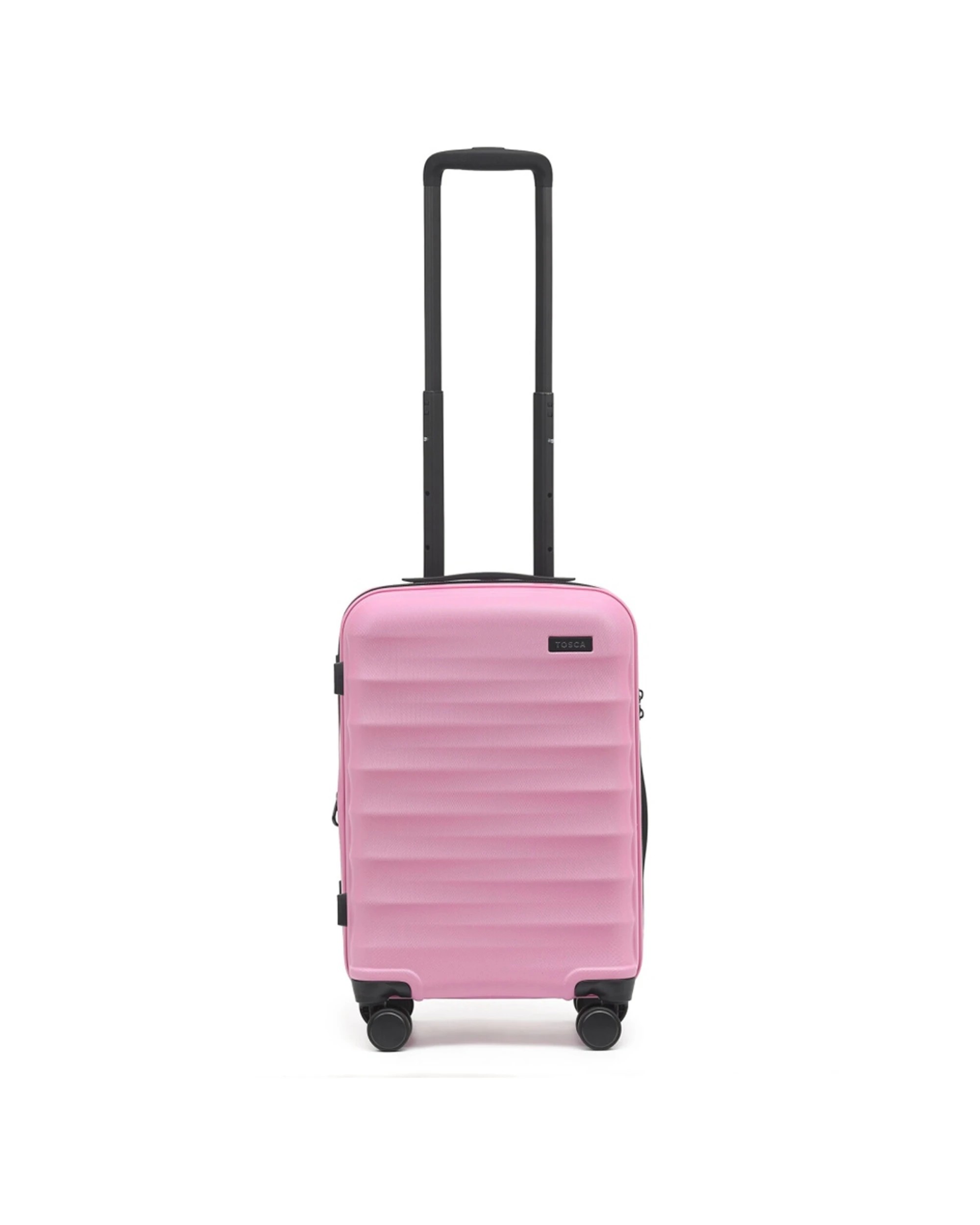 5 Tosca Individual Onboard Case Hard Shell Spinner Wheels Lock 20in - Pink, 5 of 6