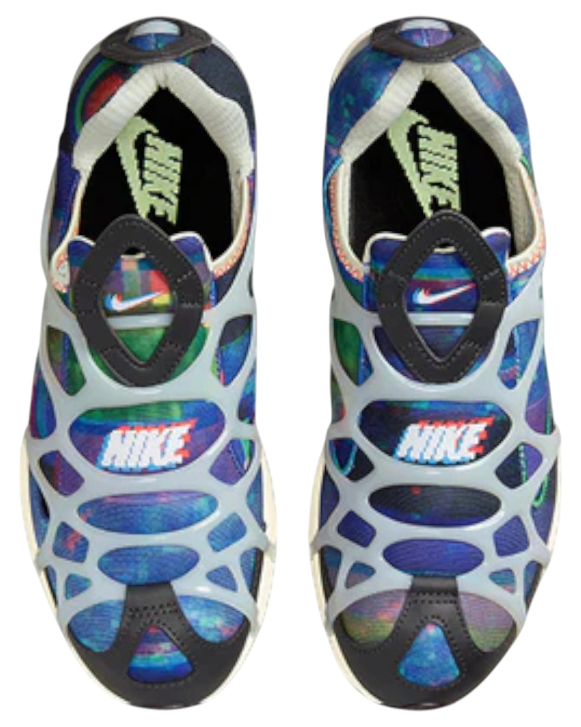 3 Nike Mens Air Kukini Game Pixel Black/ Blue Multicoloured Shoes PIXEL BLACK/ BLUE, 3 of 6