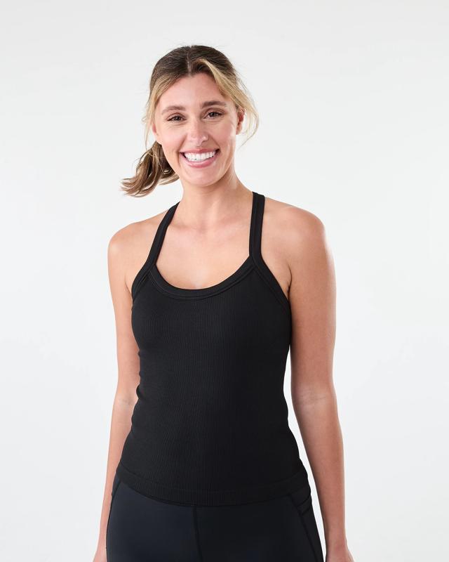 Active Womens Ribbed Tank