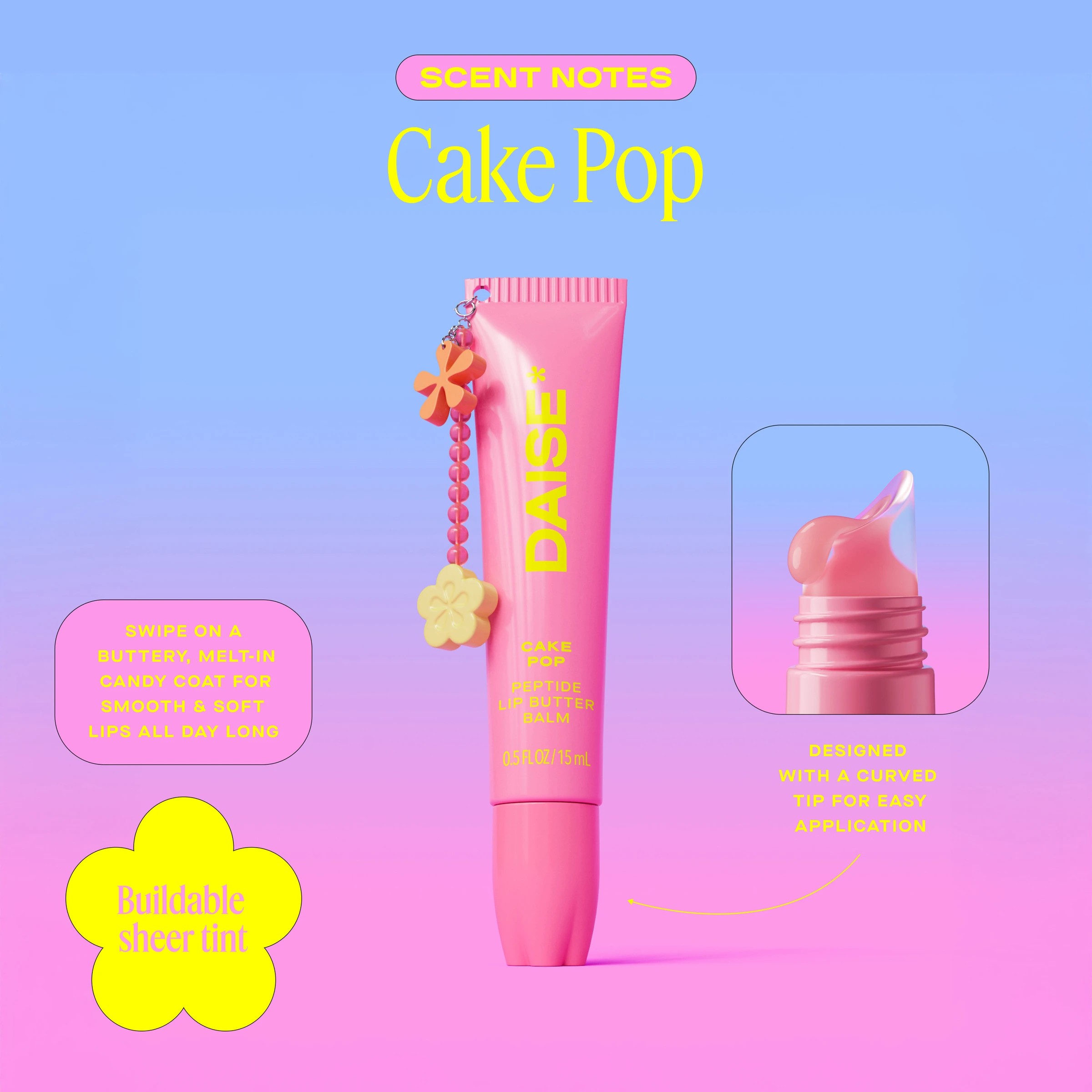 6 DAISE Peptide Lip Butter Balm 15ml - Cake Pop, 6 of 10