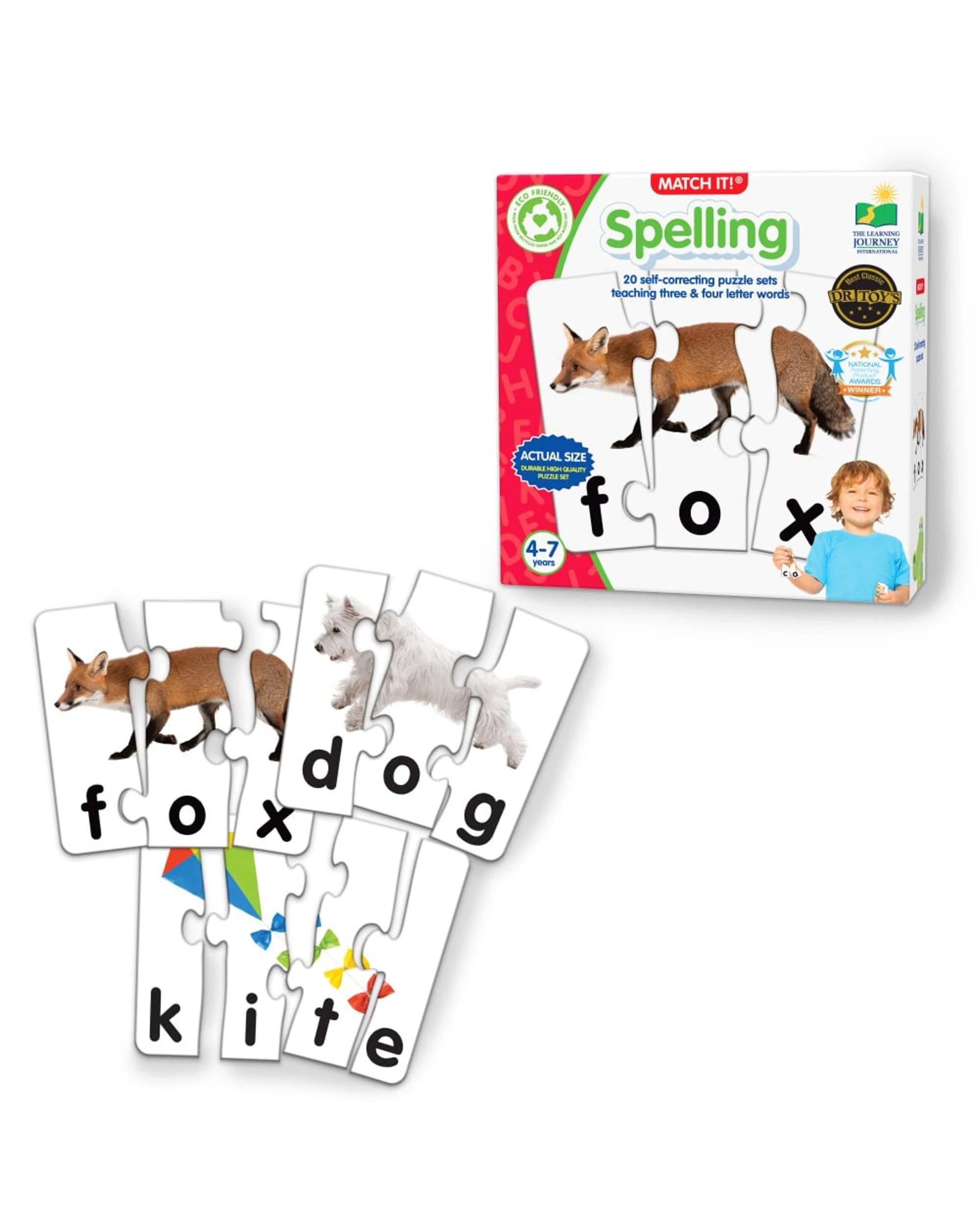 2 Learning Journey Match It Spelling Puzzle, 2 of 7