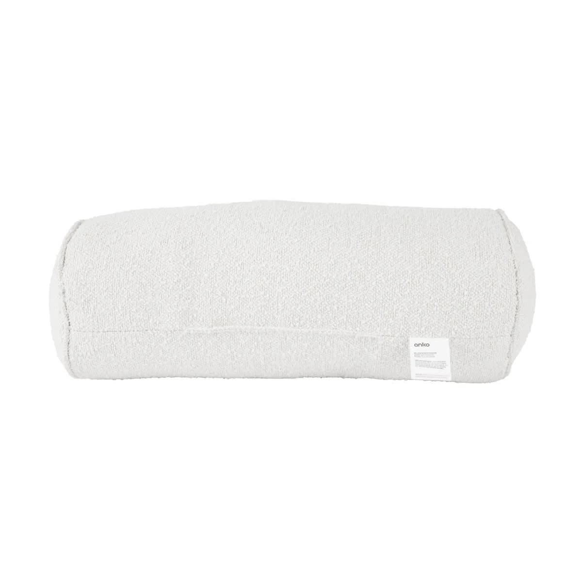 3 Bolster Boucle Cushion - White, 3 of 4