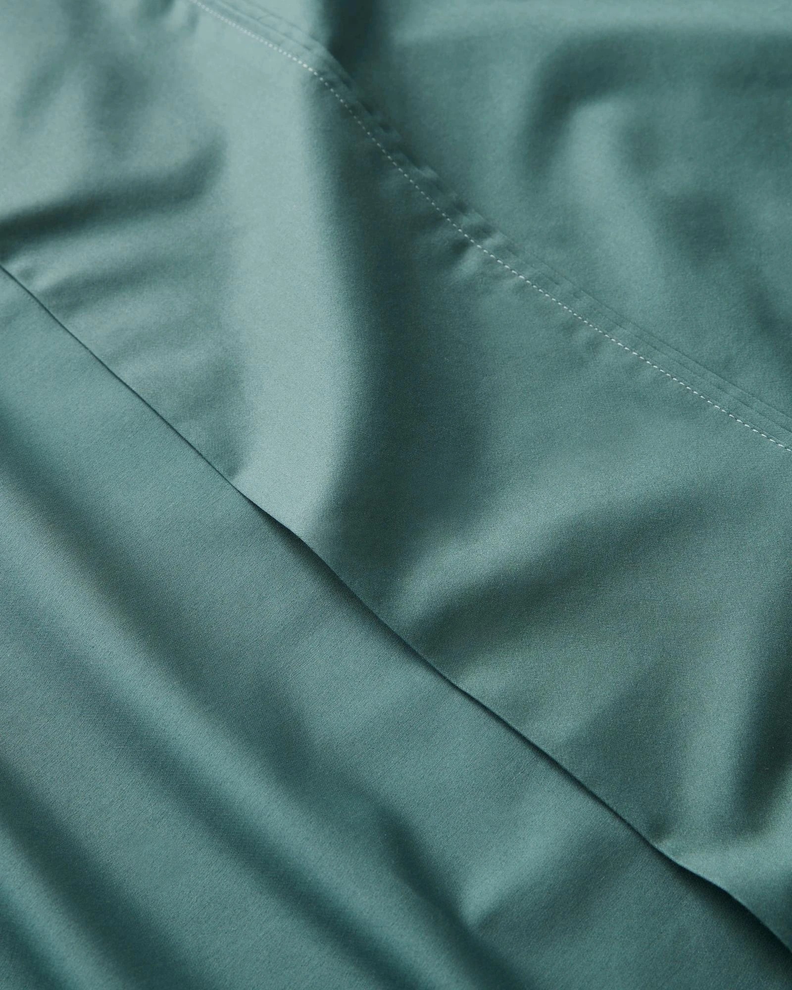 2 Target Egyptian Cotton 600 Thread Count Deep Sheet Set - King Bed - Green, 2 of 2