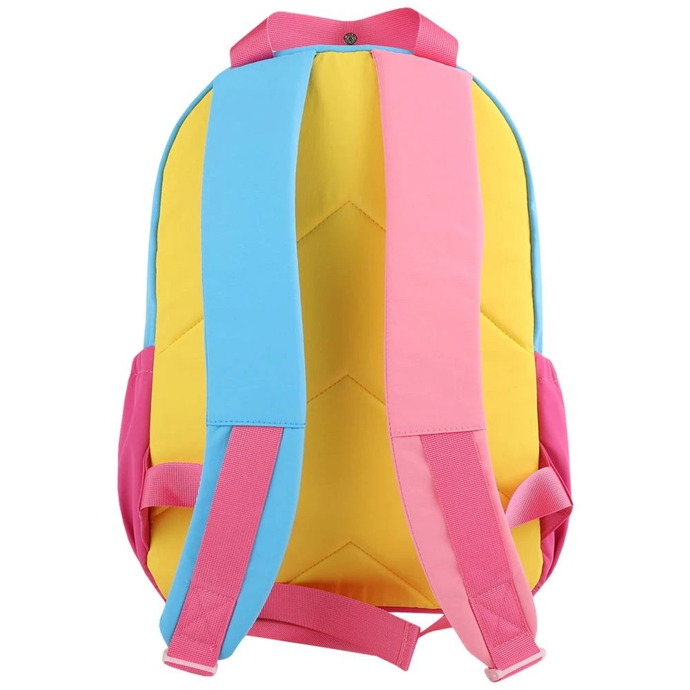 3 Studymate Colour Blocking Backpack Pink, 3 of 4