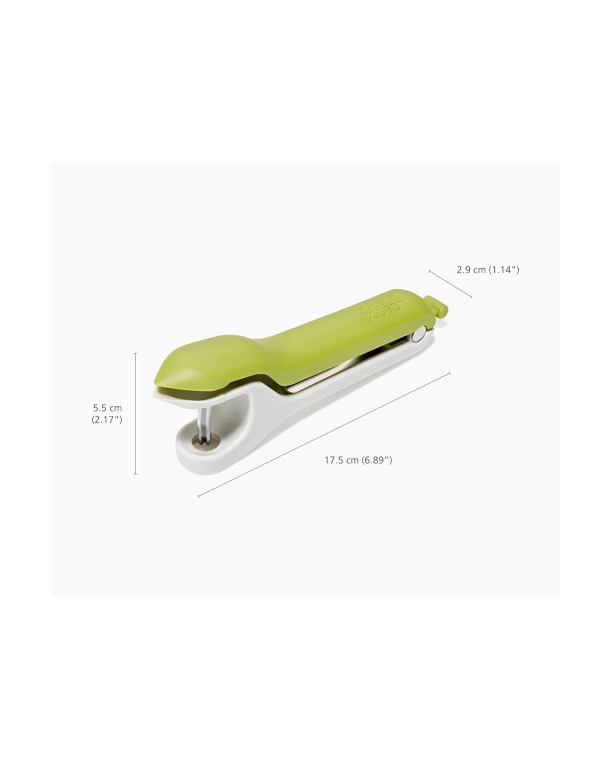 3 Joseph Joseph Tweezy 2-in-1 Pitter and Huller Kitchen Utensil Safe Easy Use Stone - Green, 3 of 7