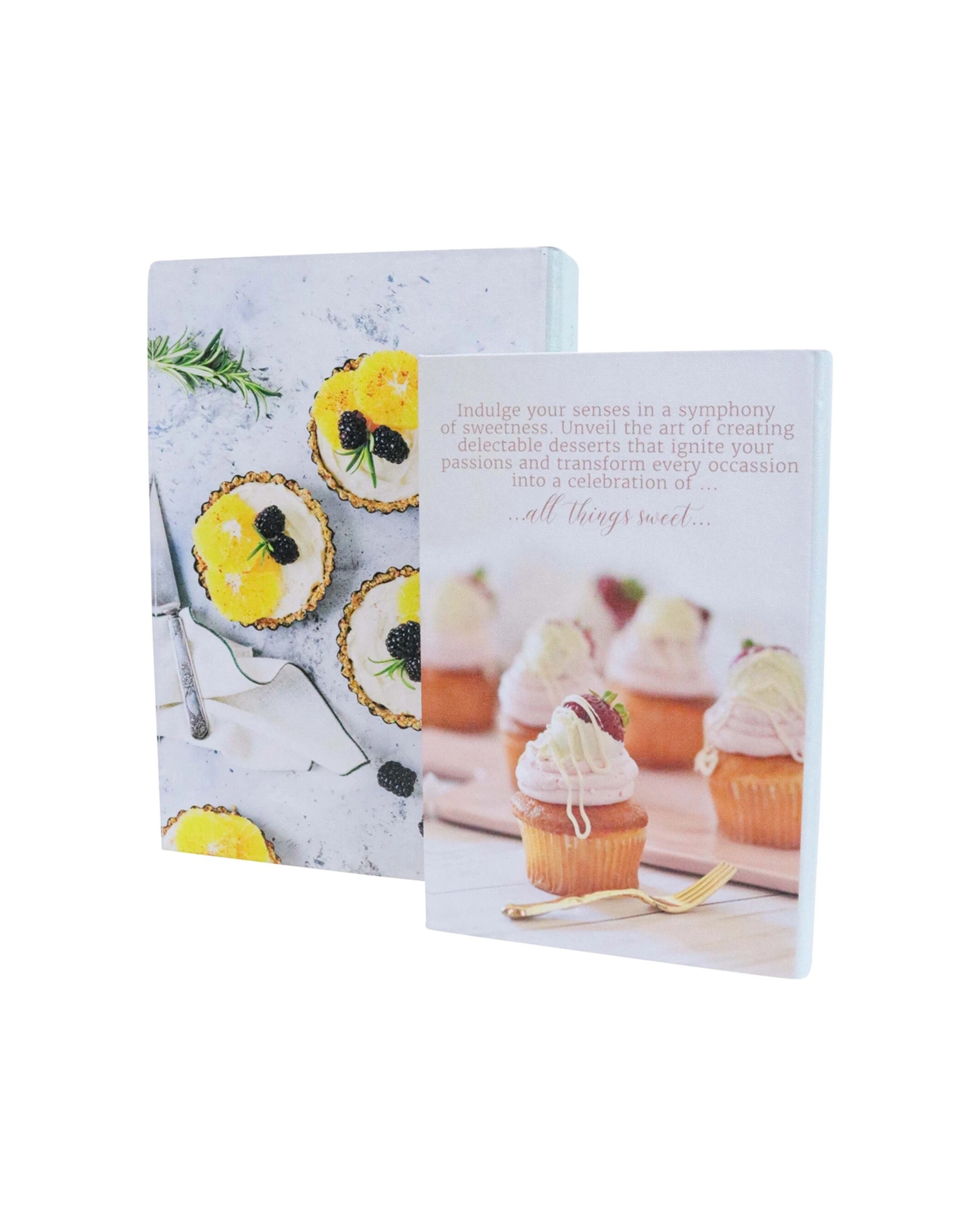 3 LVD Desserts MDF Book Box Home Decor Set 2Pc 29x20x5.5 24x16x4cm Storage - Multi, 3 of 3
