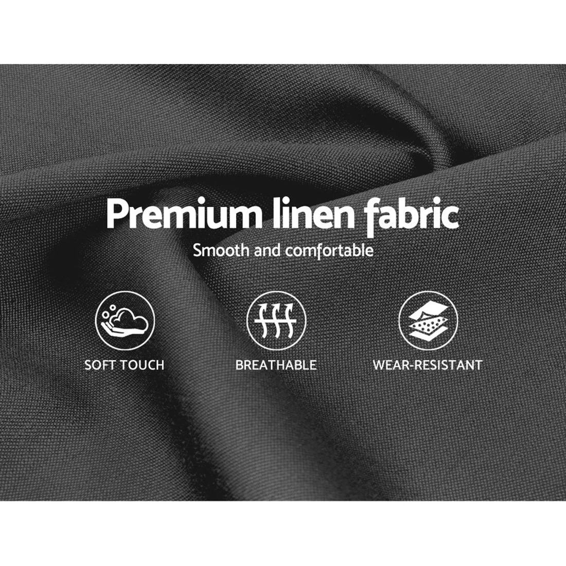 7 Artiss Bed Frame Queen Size Gas Lift Charcoal ISSA - Charcoal, 7 of 10