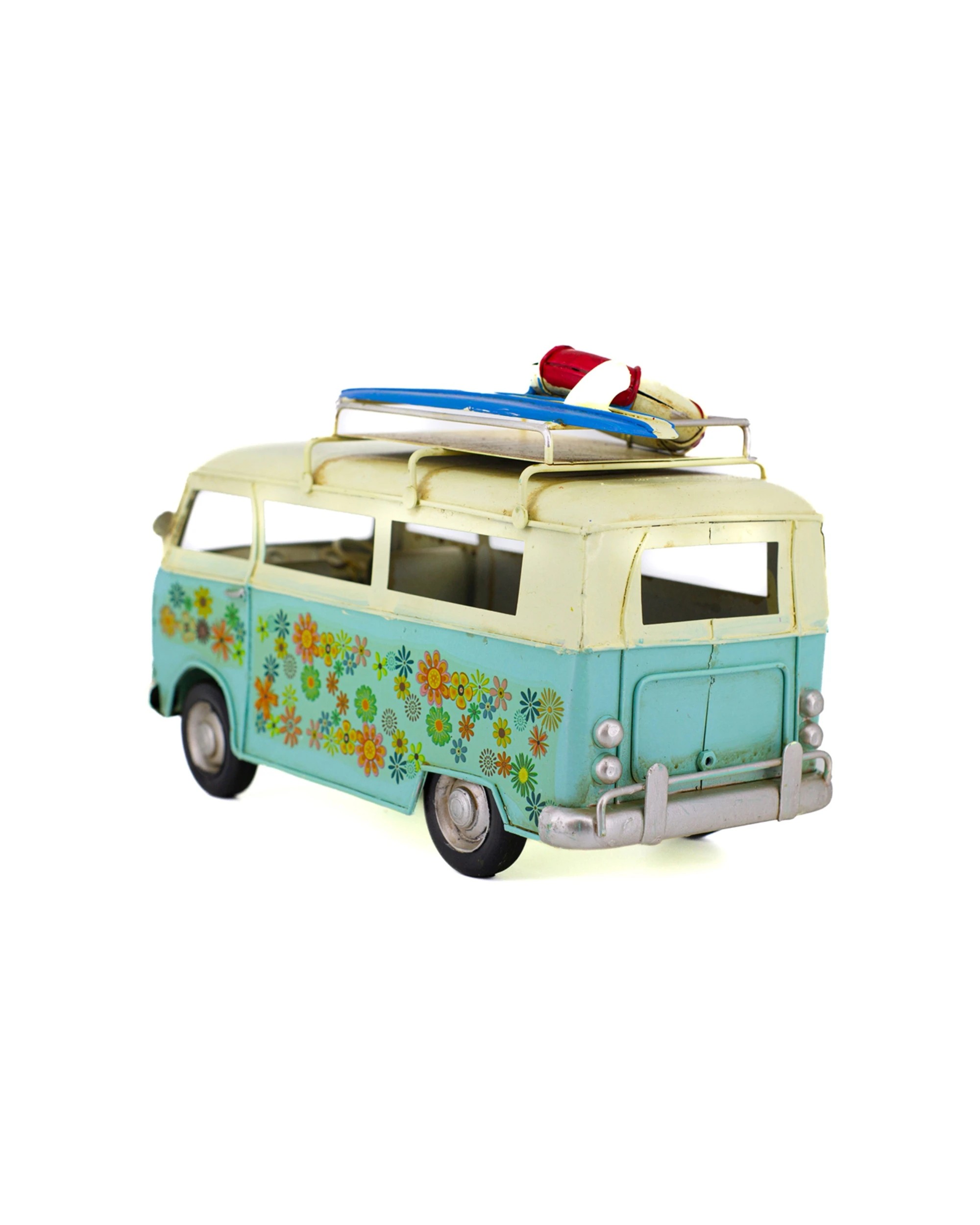 5 Boyle Metal Display Flower Van Top Ornament Home Decor 25cm - Multi, 5 of 6