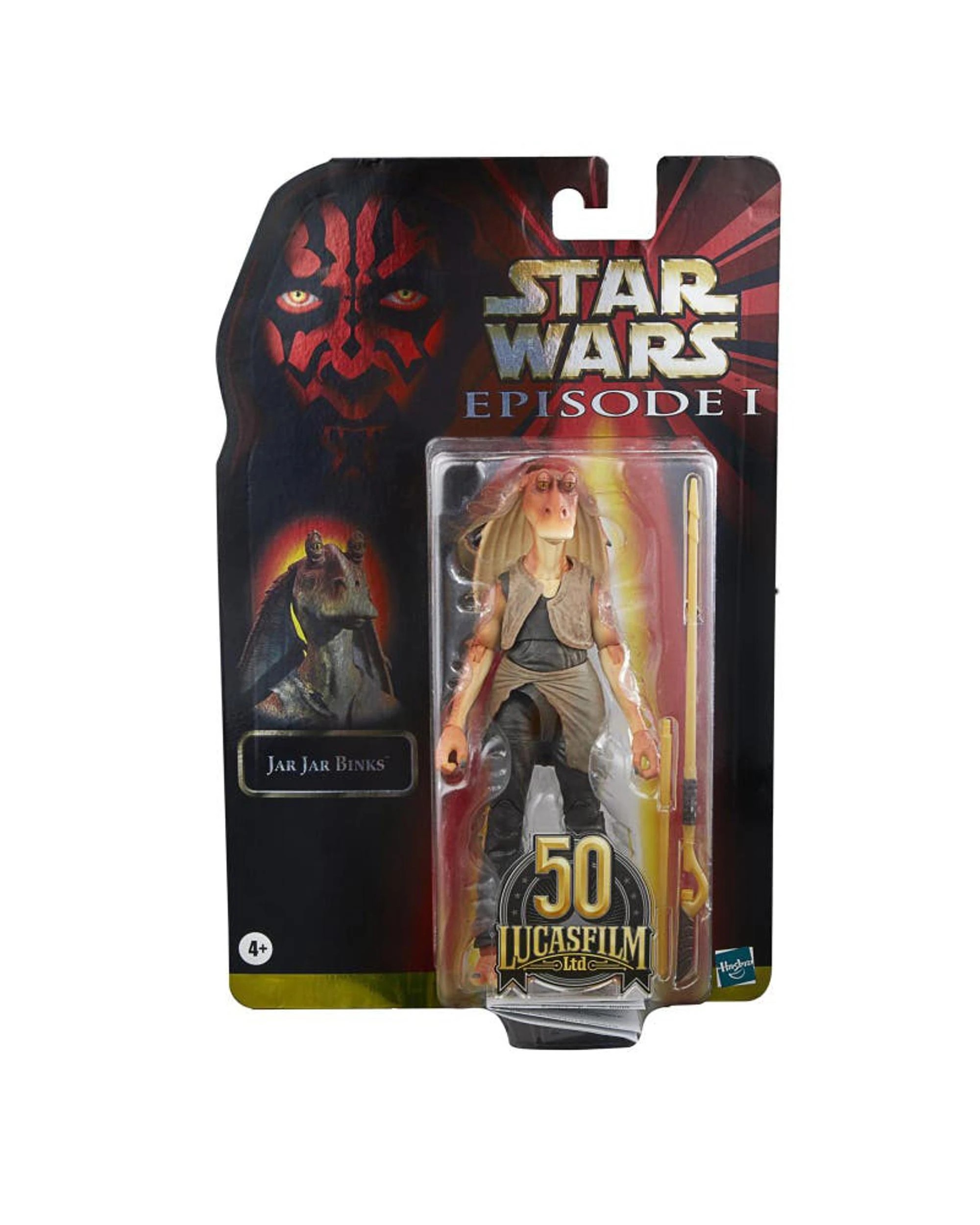 1 Star Wars Black Series 50th Anniversary Jar Jar Binks Figure, 1 of 2
