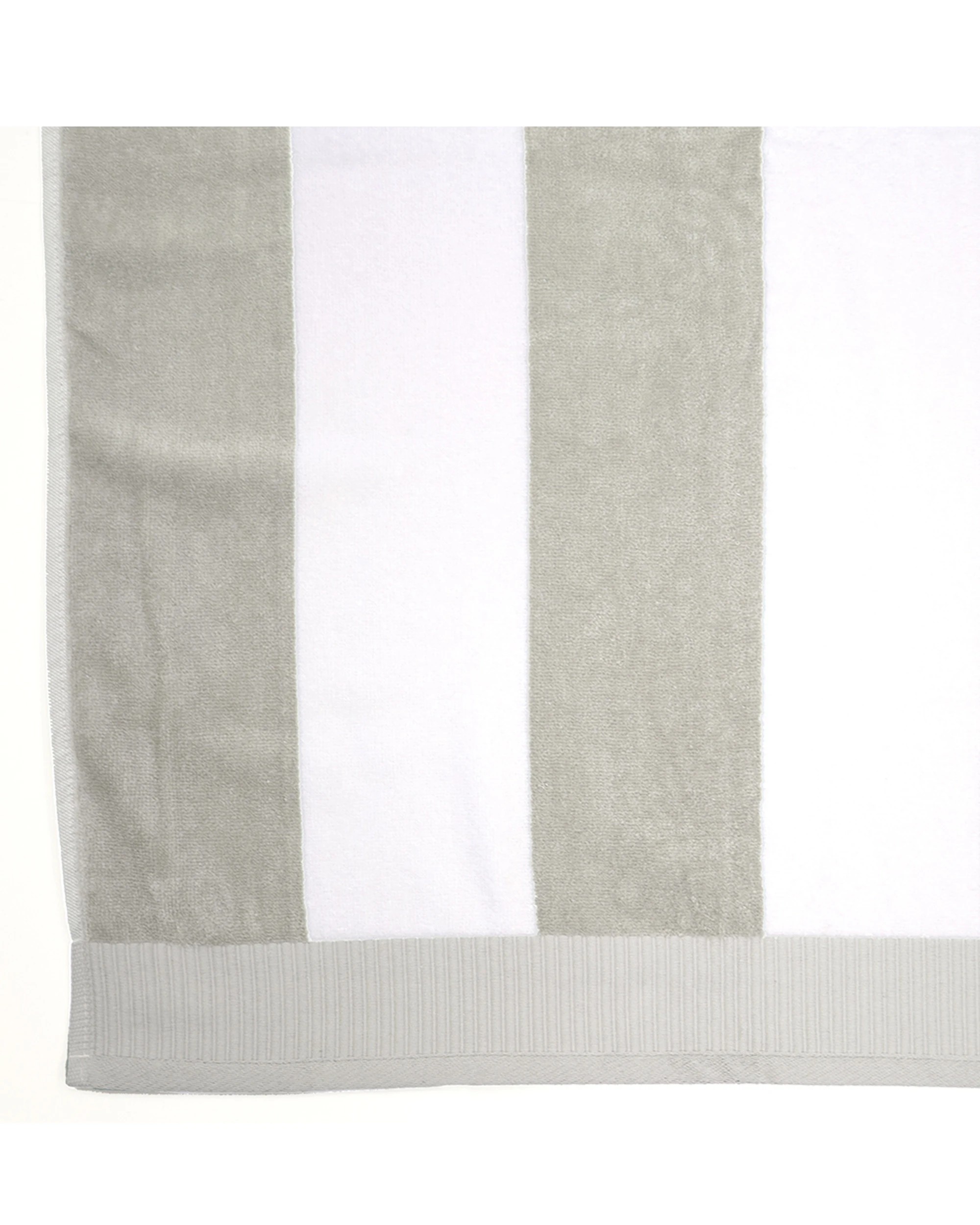 2 BAMBURY Classic Stripe Beach Towel Cotton Machine Washable - Multi, 2 of 2