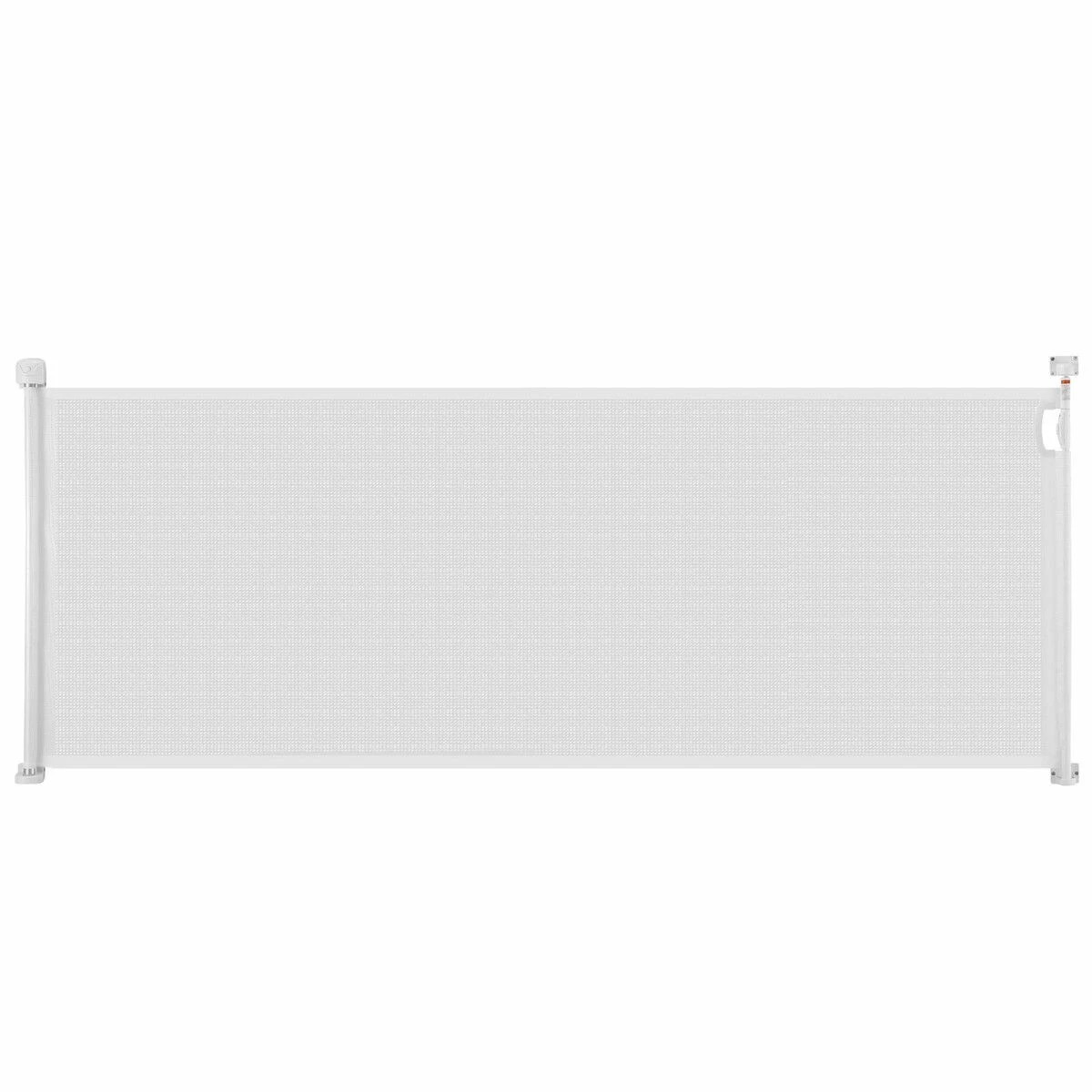 1 Pet Scene Retractable Safety Gate Dog Cat Pet Enclosure  White, 1 of 7
