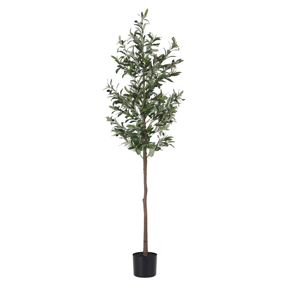 1 Artiss 180cm Artificial Olive Tree Faux Trees Indoor Decor Artificial Plants Lifelike Plant 1.8M - Green, 1 of 9