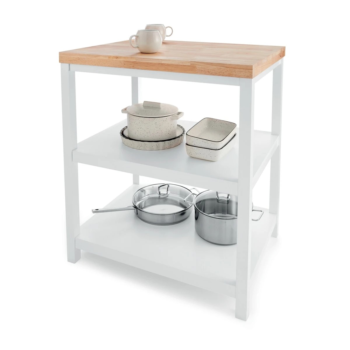 7 White Kitchen Island, 7 of 7