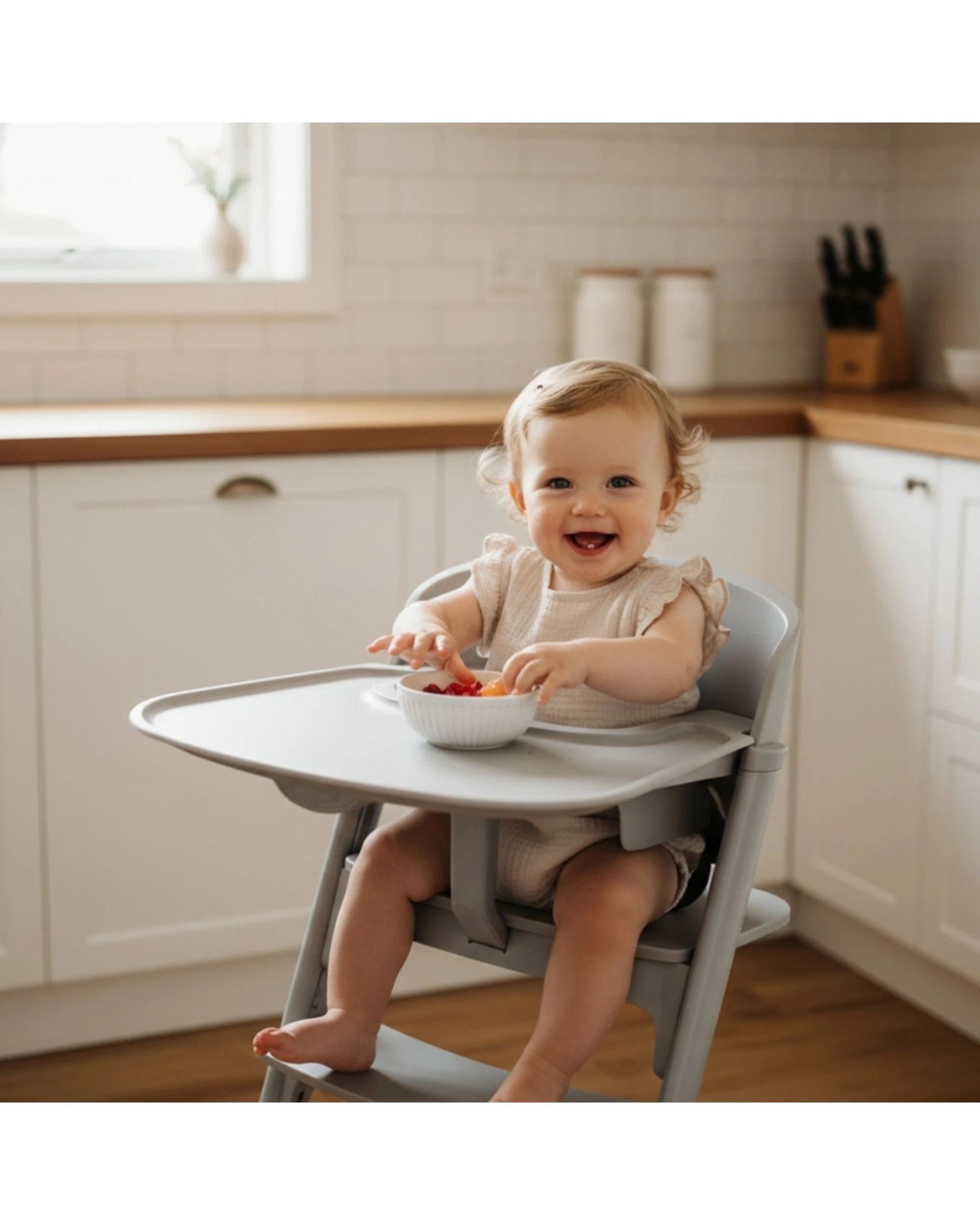 3 Babystudio Harry Adjustable 3-in-1 Highchair - Grey, 3 of 4